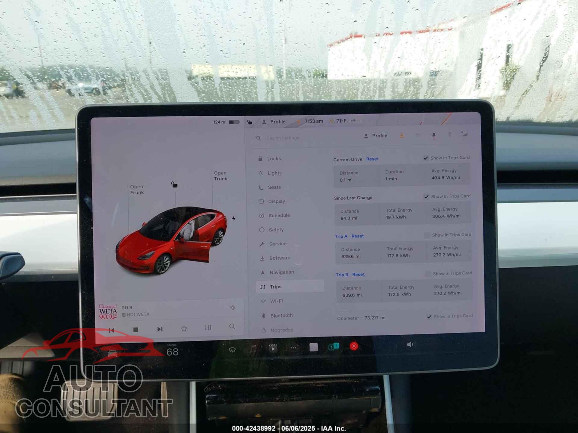 TESLA MODEL 3 2018 - 5YJ3E1EB2JF122411