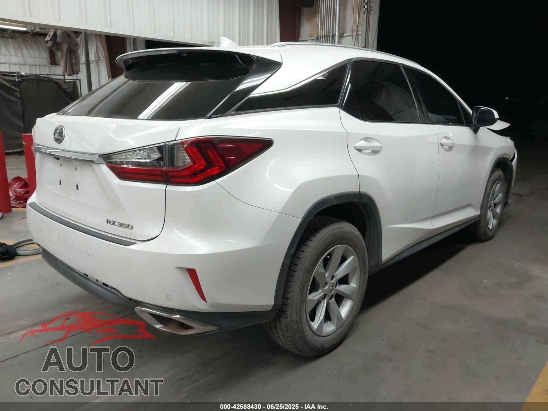 LEXUS RX 2017 - 2T2ZZMCA9HC047114