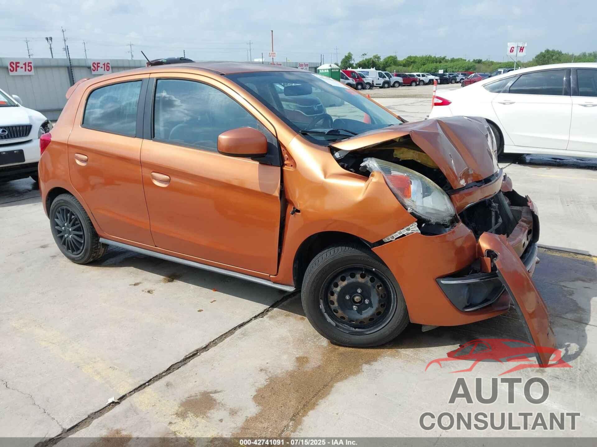 MITSUBISHI MIRAGE 2017 - ML32A3HJ3HH002734