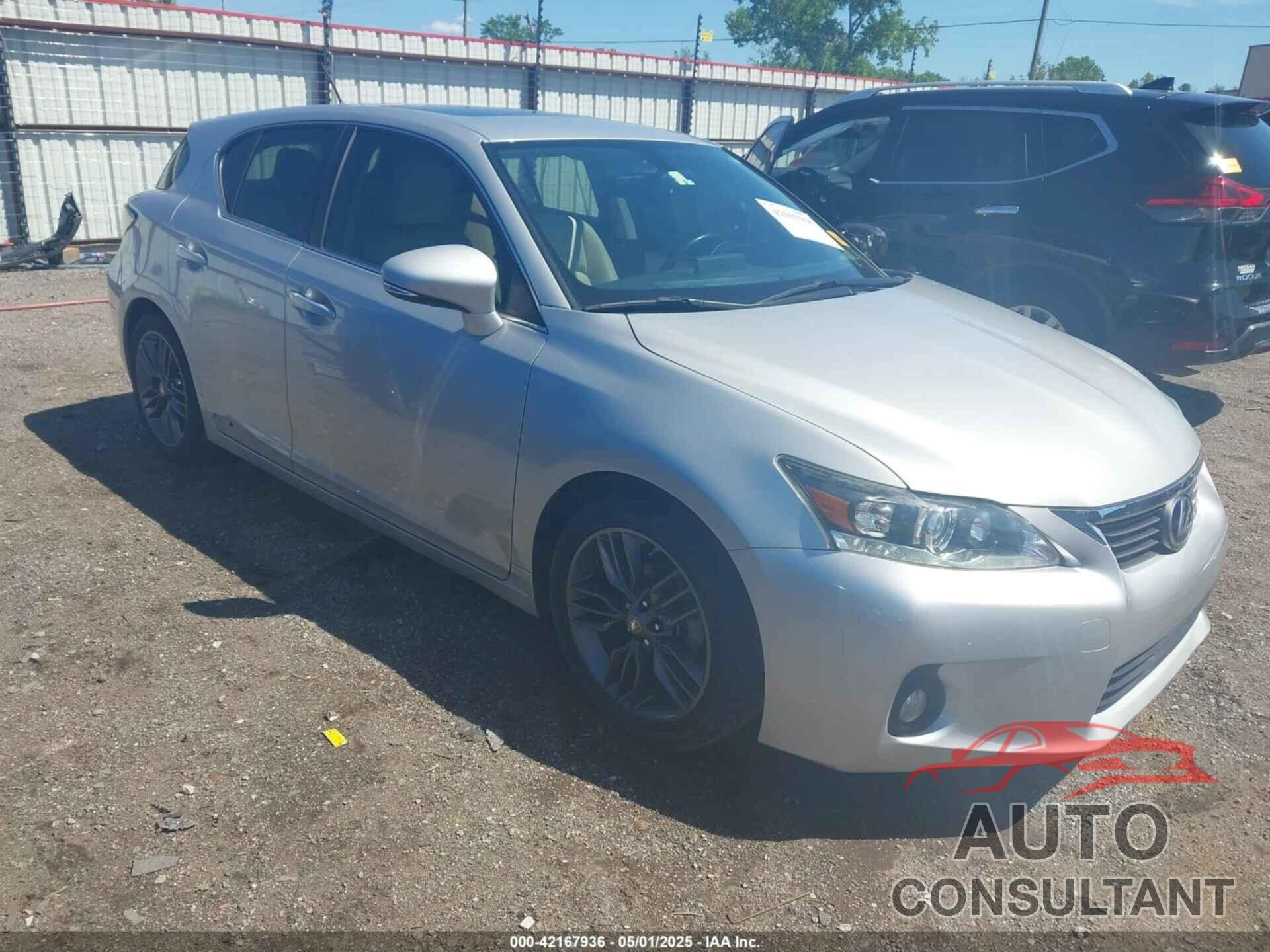 LEXUS CT 200H 2012 - JTHKD5BH4C2095618