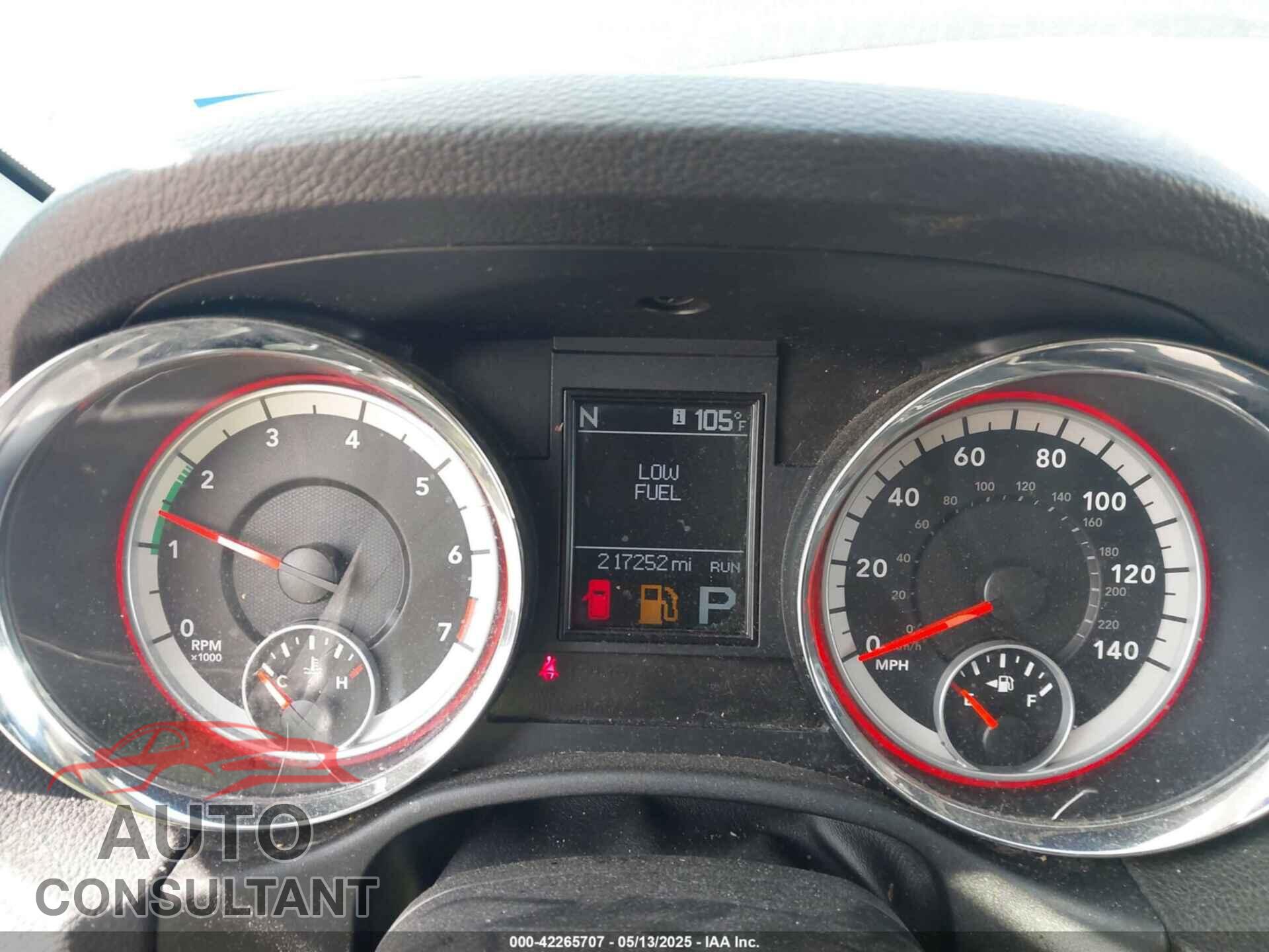 DODGE DURANGO 2012 - 1C4RDHAG7CC197452