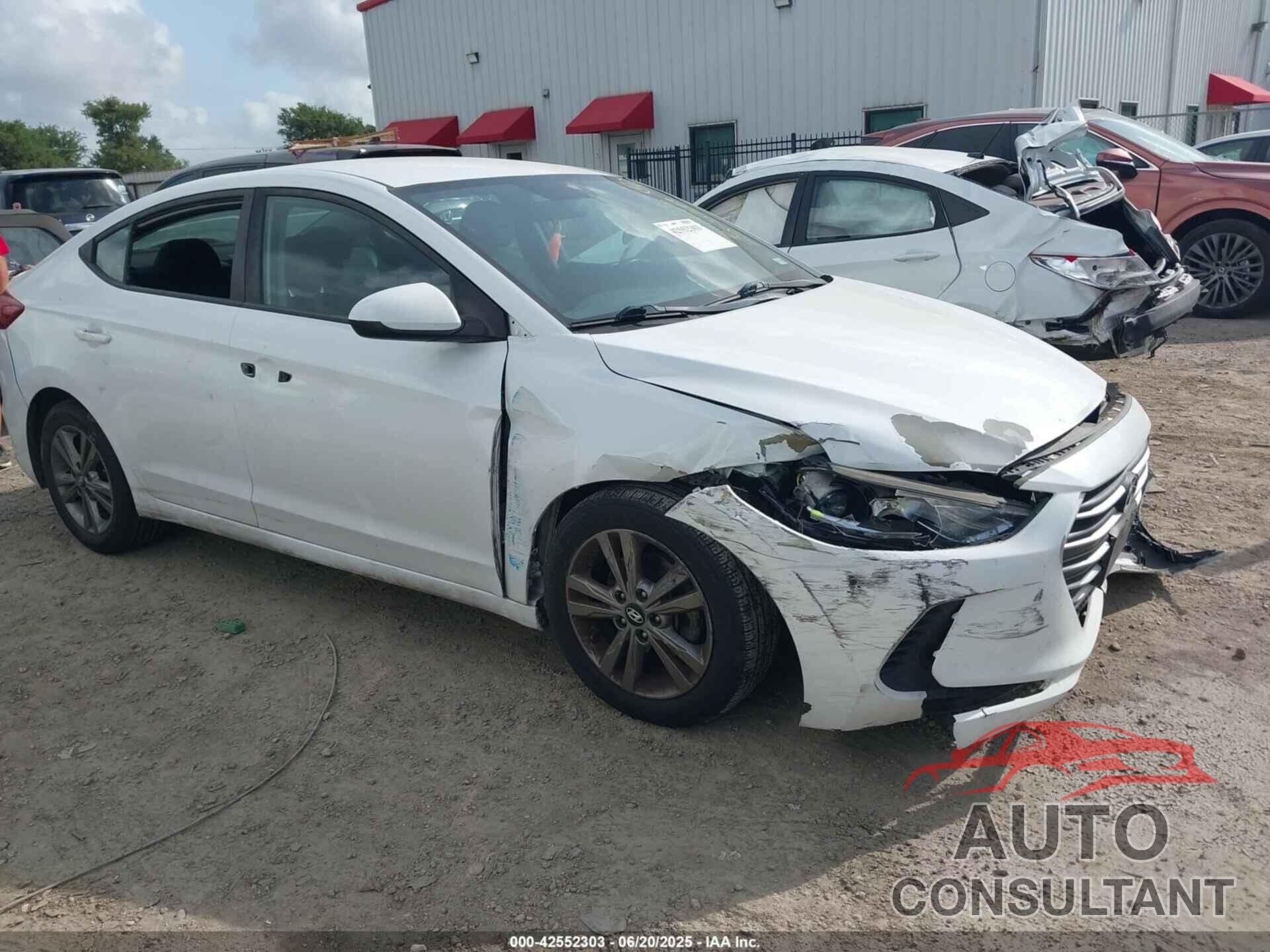 HYUNDAI ELANTRA 2018 - 5NPD84LF4JH295481