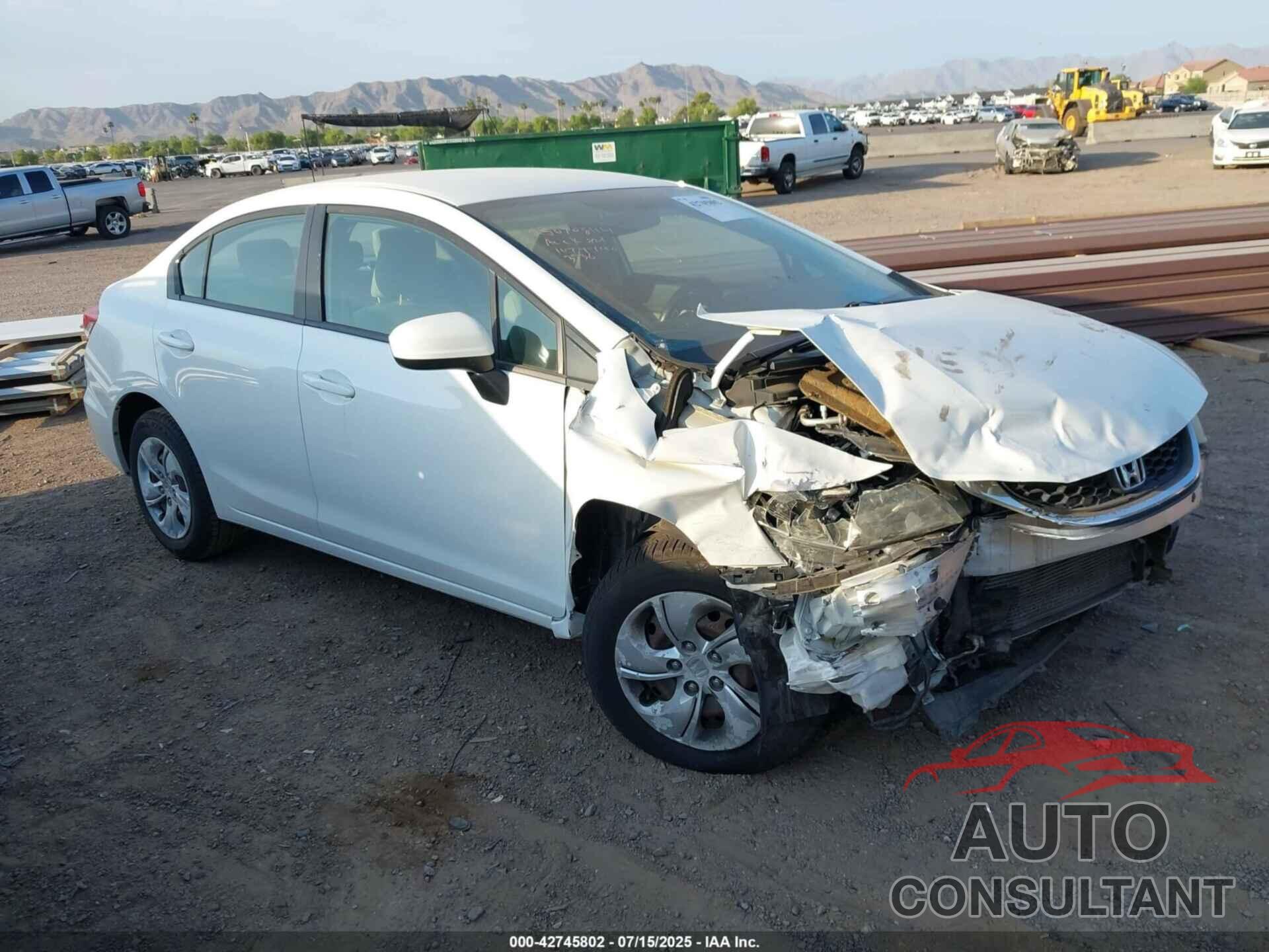 HONDA CIVIC 2015 - 2HGFB2F57FH523539