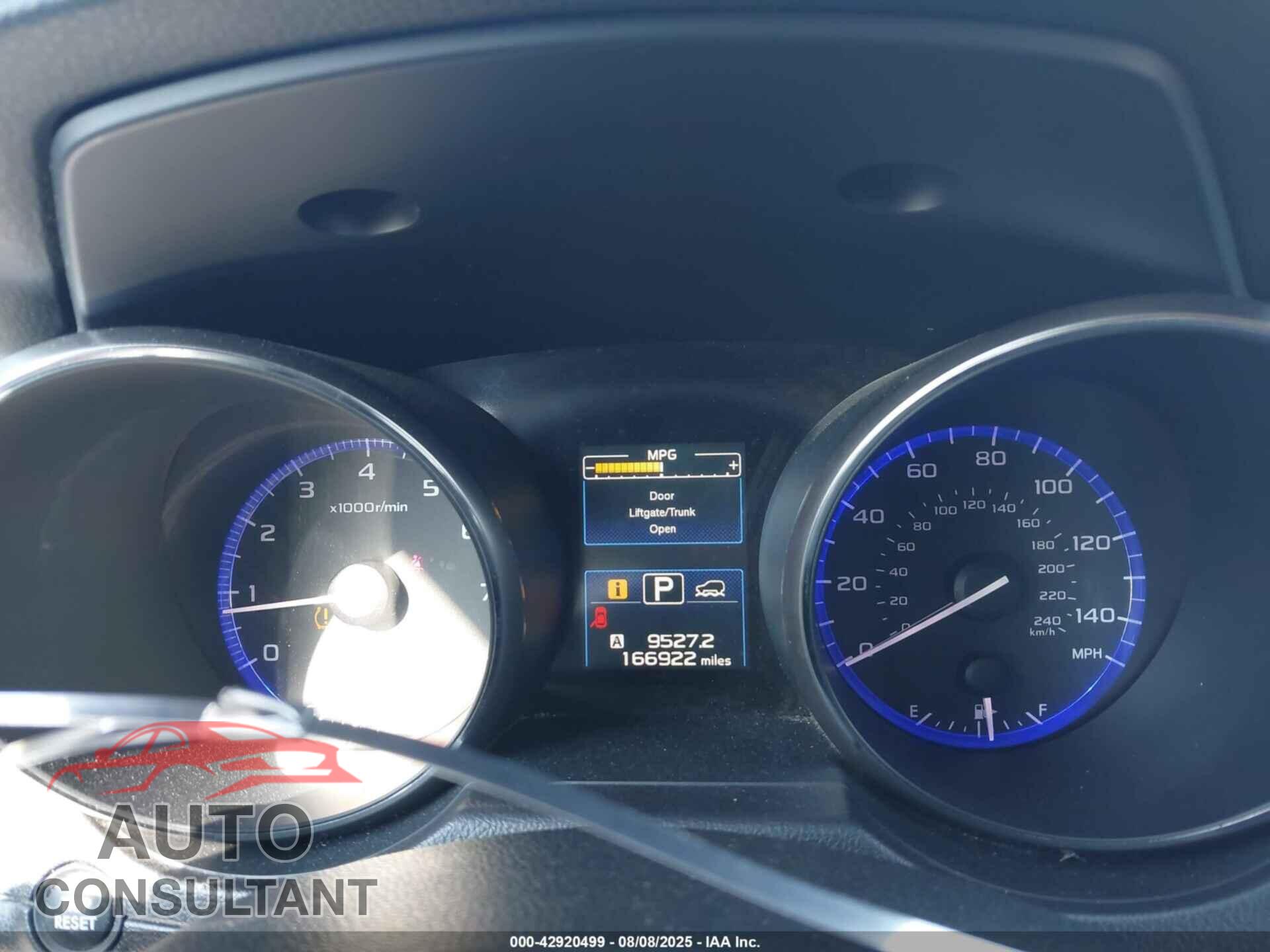 SUBARU OUTBACK 2015 - 4S4BSBCC5F3312614