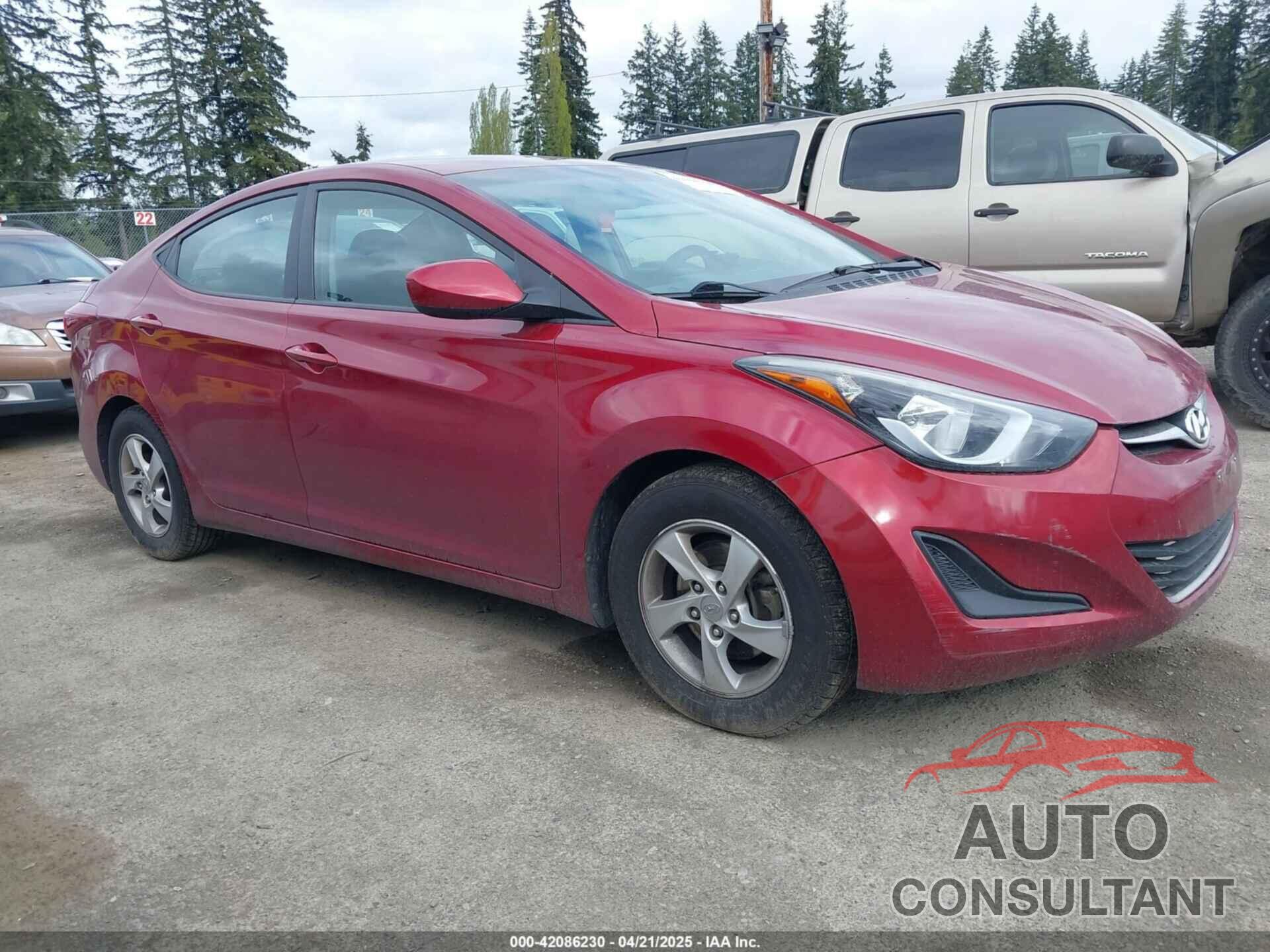 HYUNDAI ELANTRA 2014 - 5NPDH4AE9EH482327