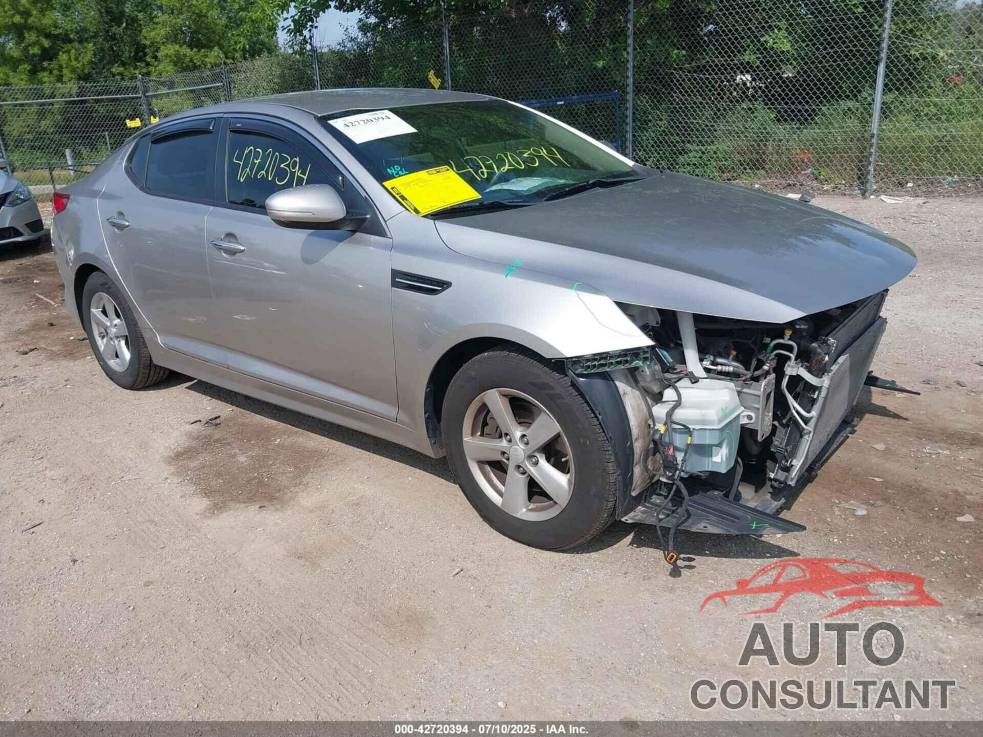 KIA OPTIMA 2015 - 5XXGM4A70FG449157