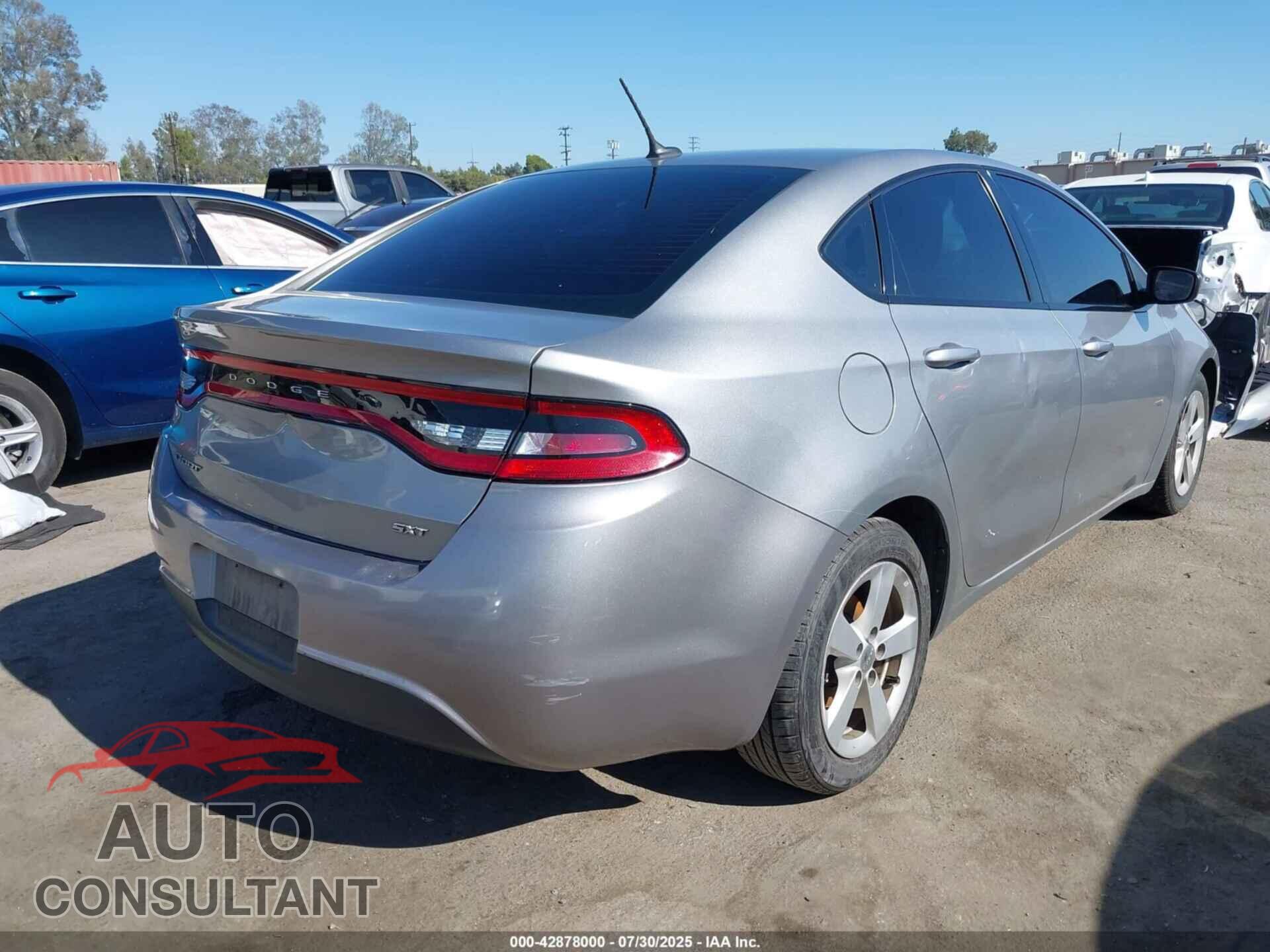 DODGE DART 2015 - 1C3CDFBB3FD140777