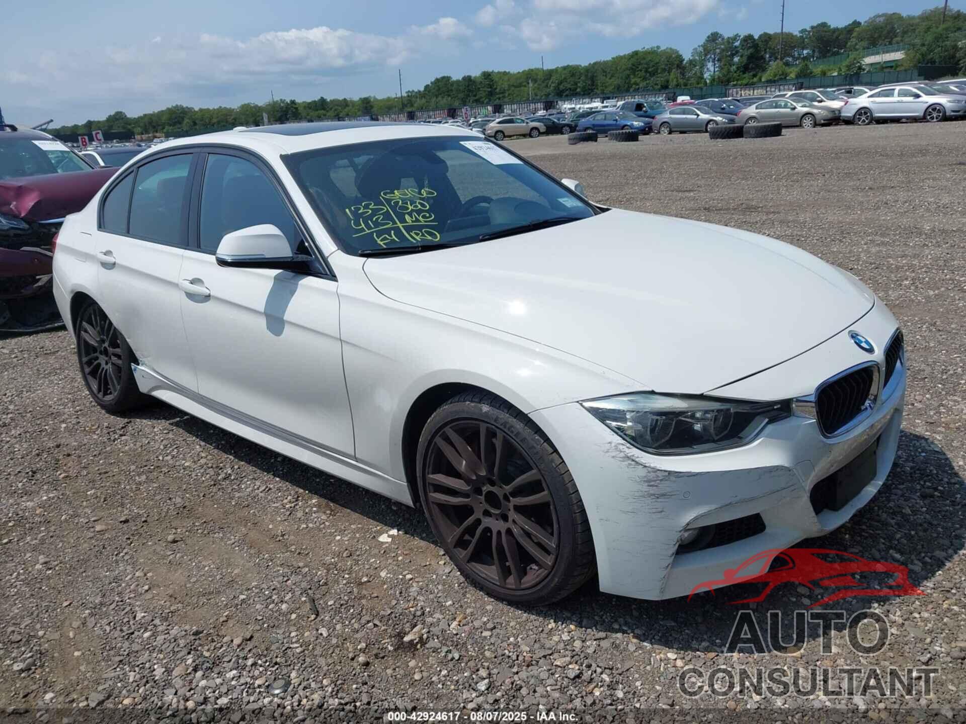 BMW 328I 2016 - WBA8E3C50GK502516