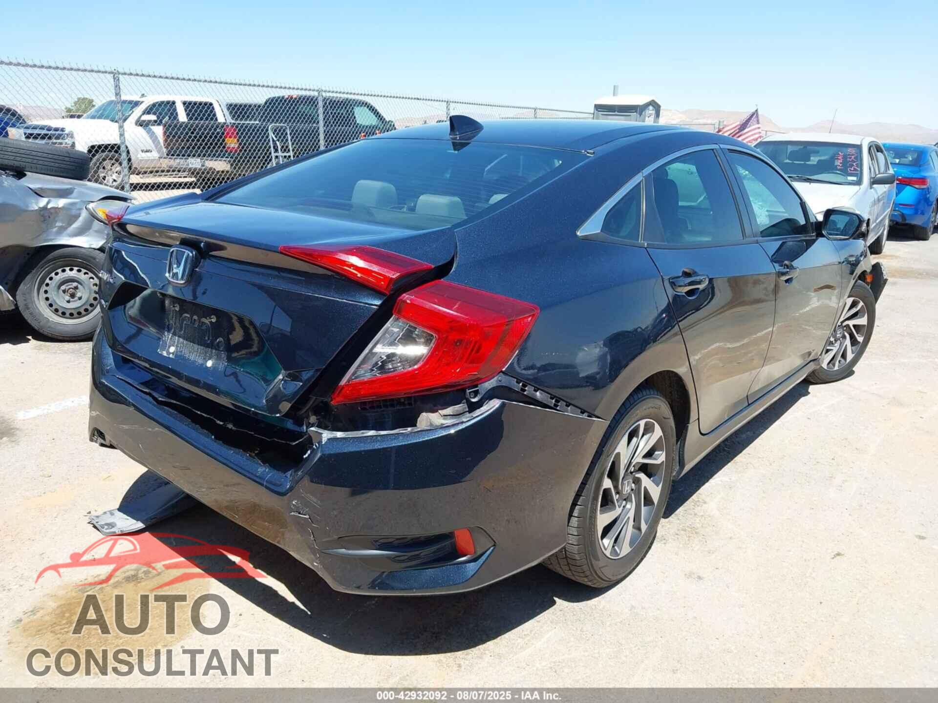 HONDA CIVIC 2017 - 19XFC2F80HE075584
