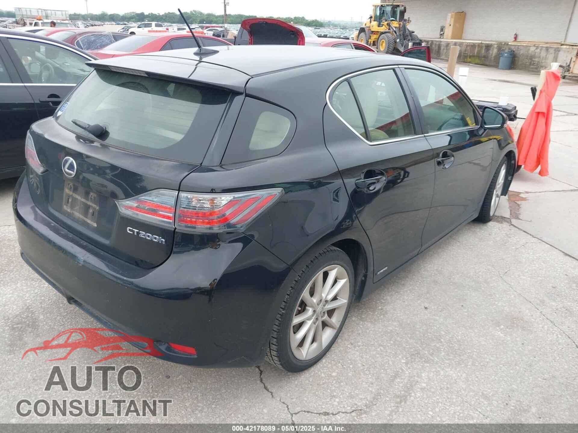LEXUS CT 200H 2012 - JTHKD5BHXC2108209
