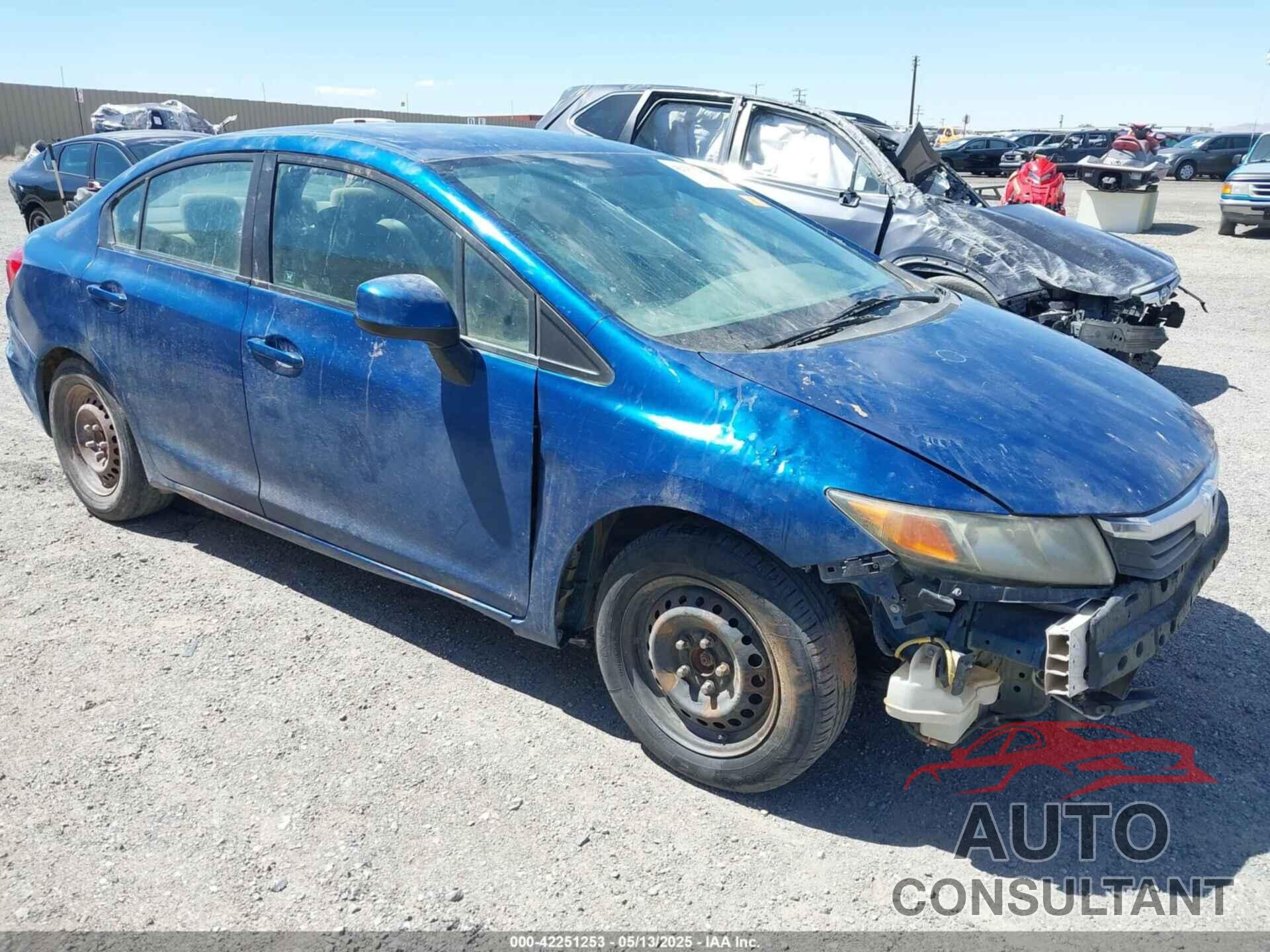 HONDA CIVIC 2012 - 19XFB2F57CE352913