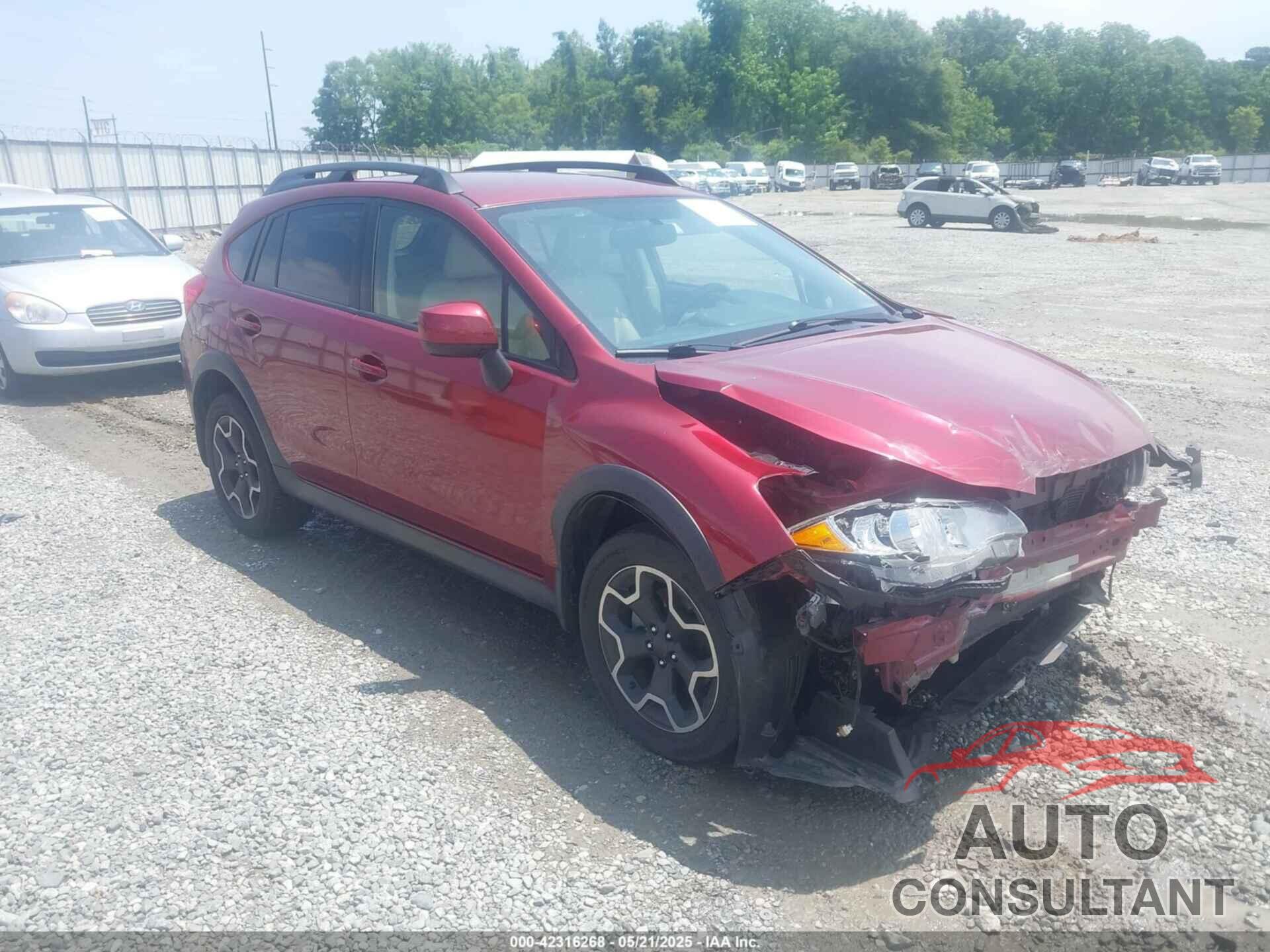 SUBARU XV CROSSTREK 2014 - JF2GPAGC2E8308524