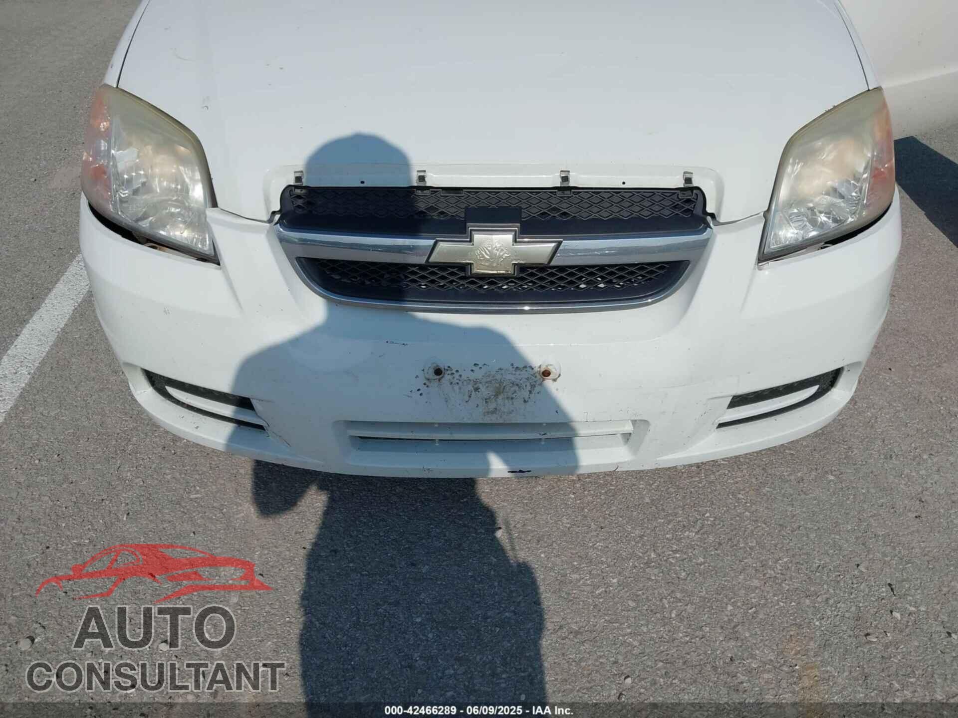 CHEVROLET AVEO 2011 - KL1TD5DE2BB189883