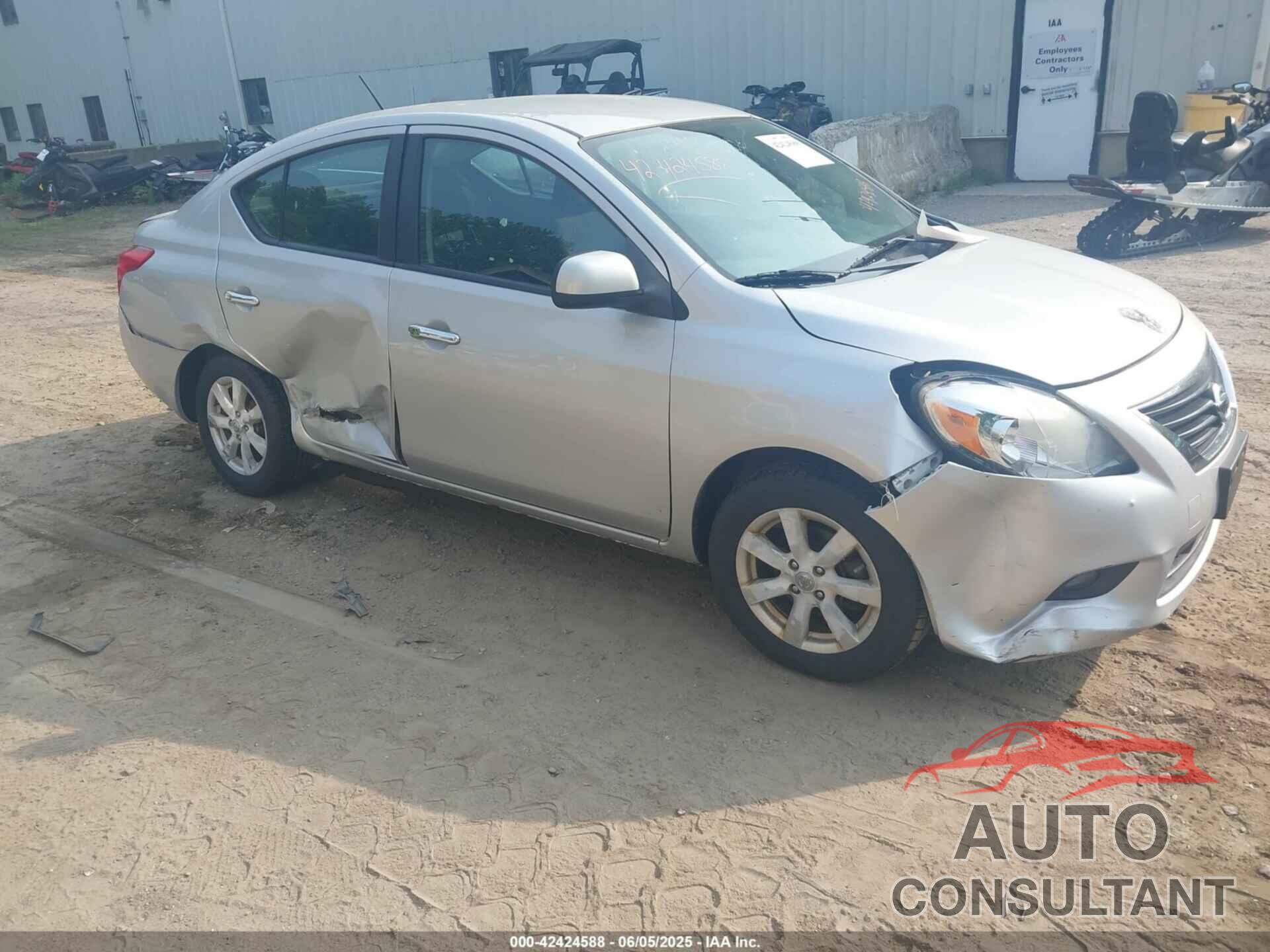 NISSAN VERSA 2012 - 3N1CN7APXCL817828