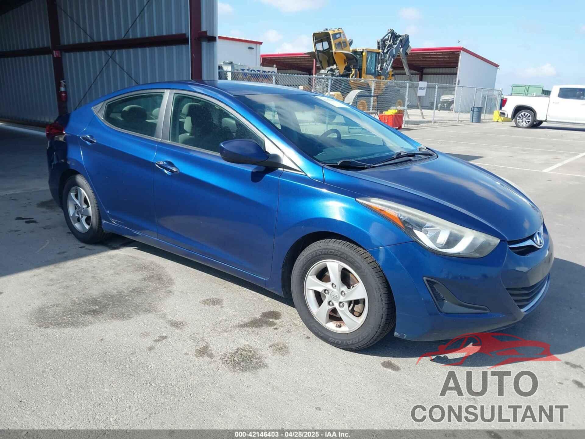 HYUNDAI ELANTRA 2015 - 5NPDH4AE4FH563186