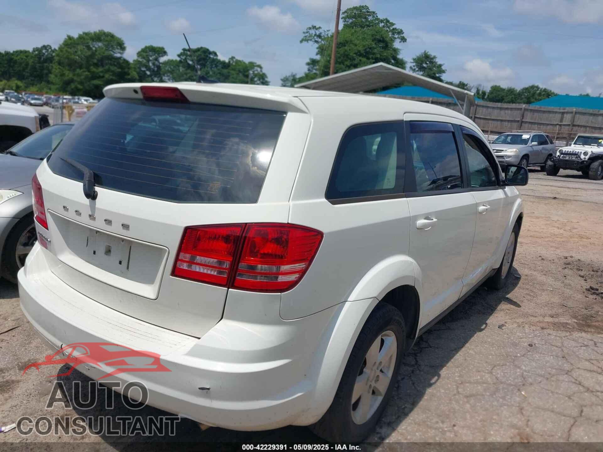 DODGE JOURNEY 2013 - 3C4PDCAB2DT587430