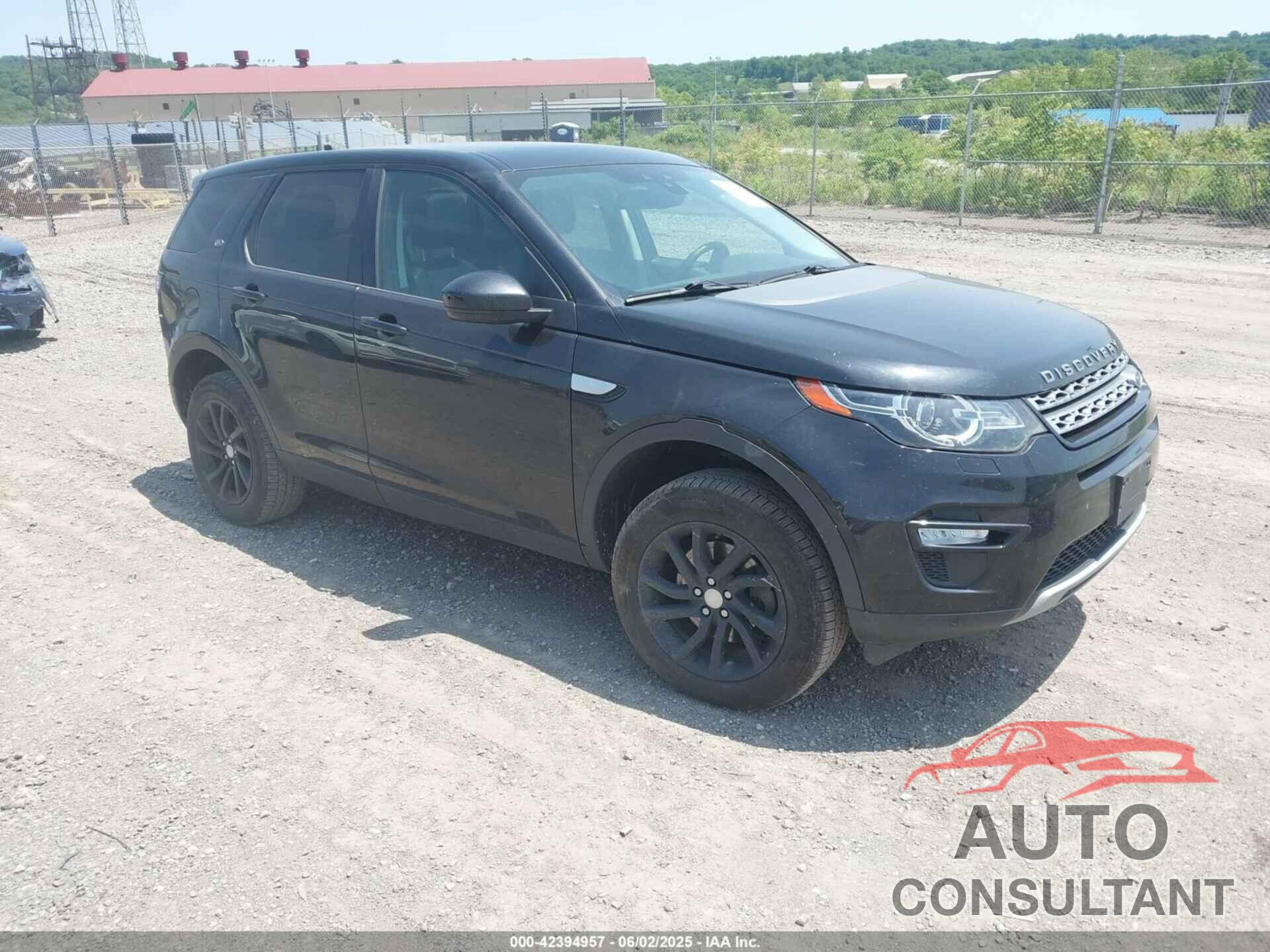 LAND ROVER DISCOVERY SPORT 2016 - SALCR2BGXGH565899