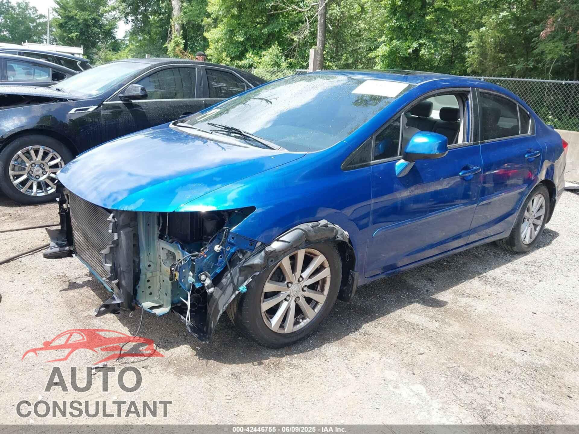 HONDA CIVIC 2012 - 19XFB2F97CE302838