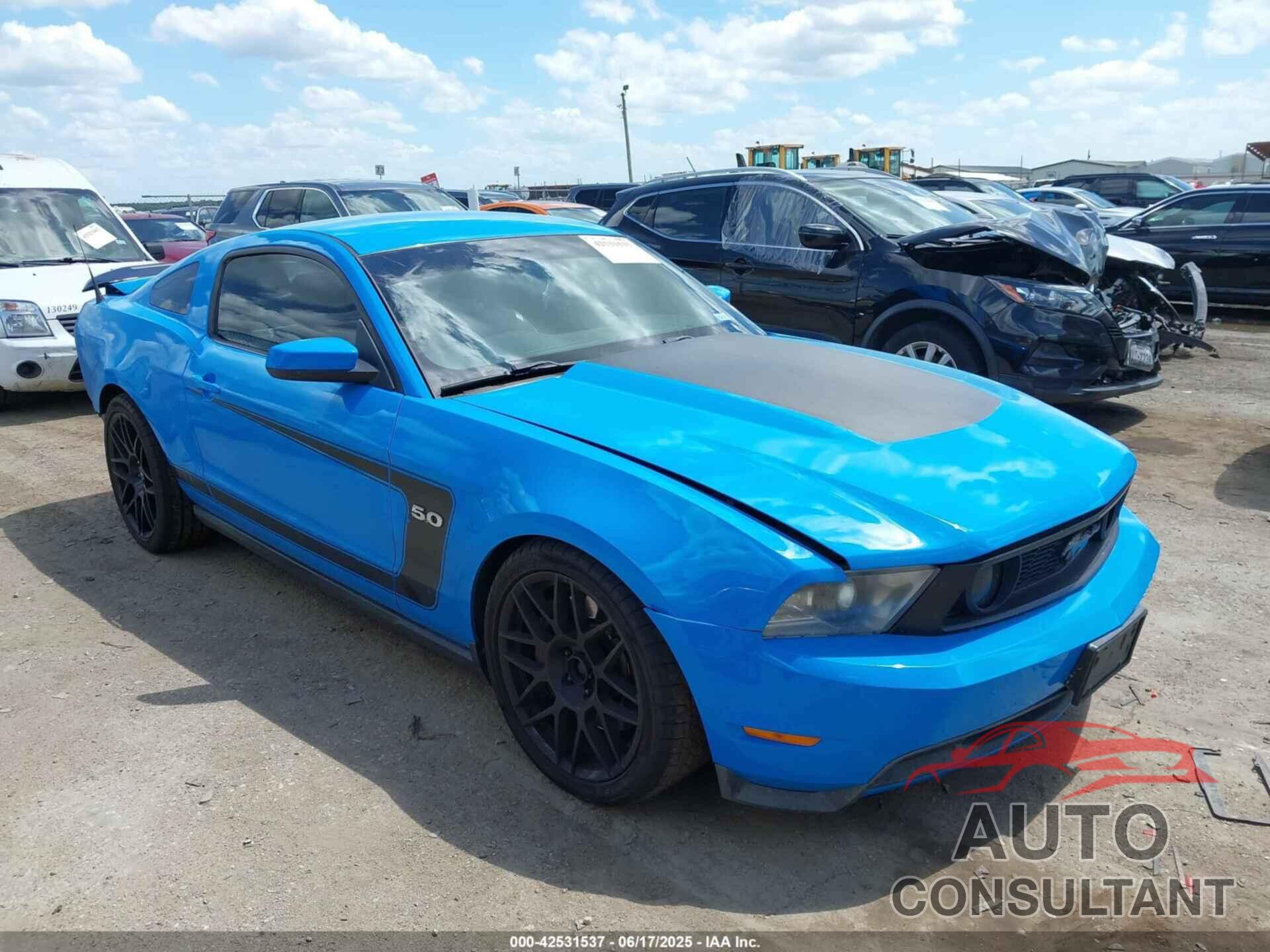FORD MUSTANG 2012 - 1ZVBP8CF8C5278815