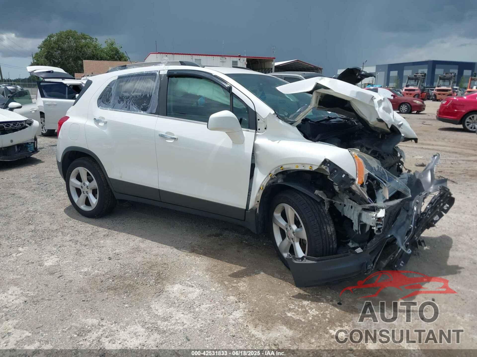 CHEVROLET TRAX 2015 - KL7CJTSB0FB097026