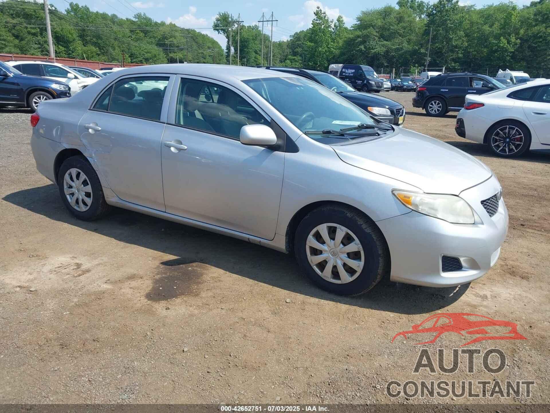 TOYOTA COROLLA 2009 - 2T1BU40E39C172218