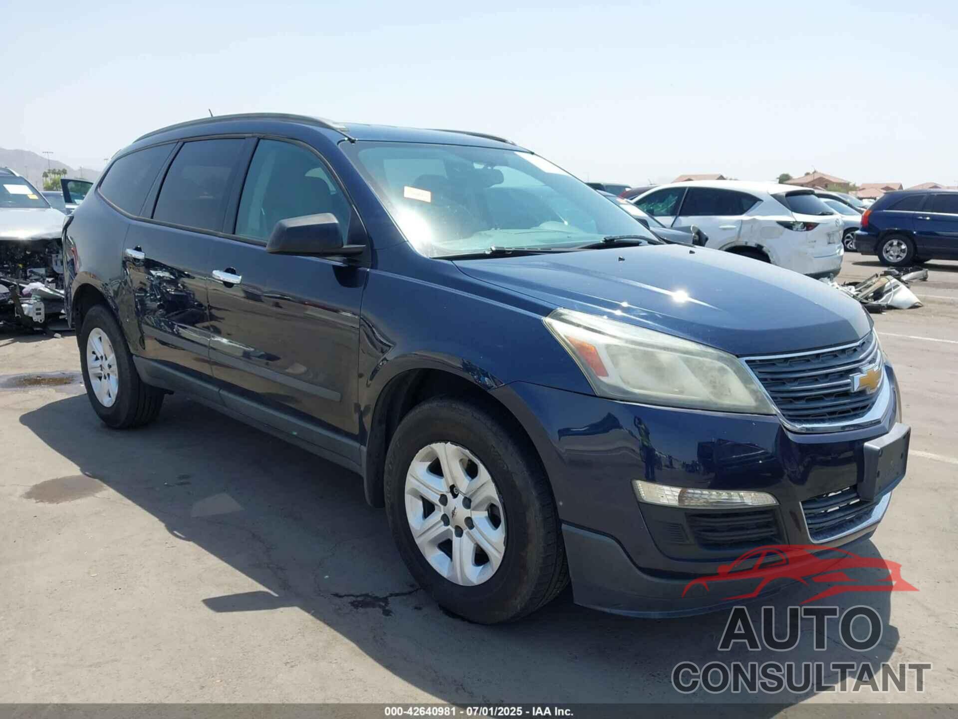CHEVROLET TRAVERSE 2015 - 1GNKRFKD4FJ187304
