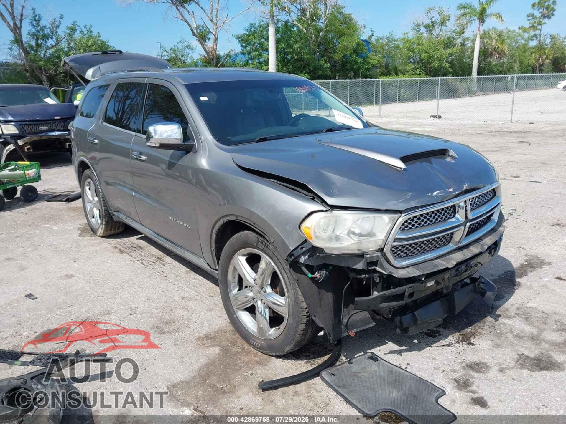 DODGE DURANGO 2011 - 1D4SD5GT1BC663950
