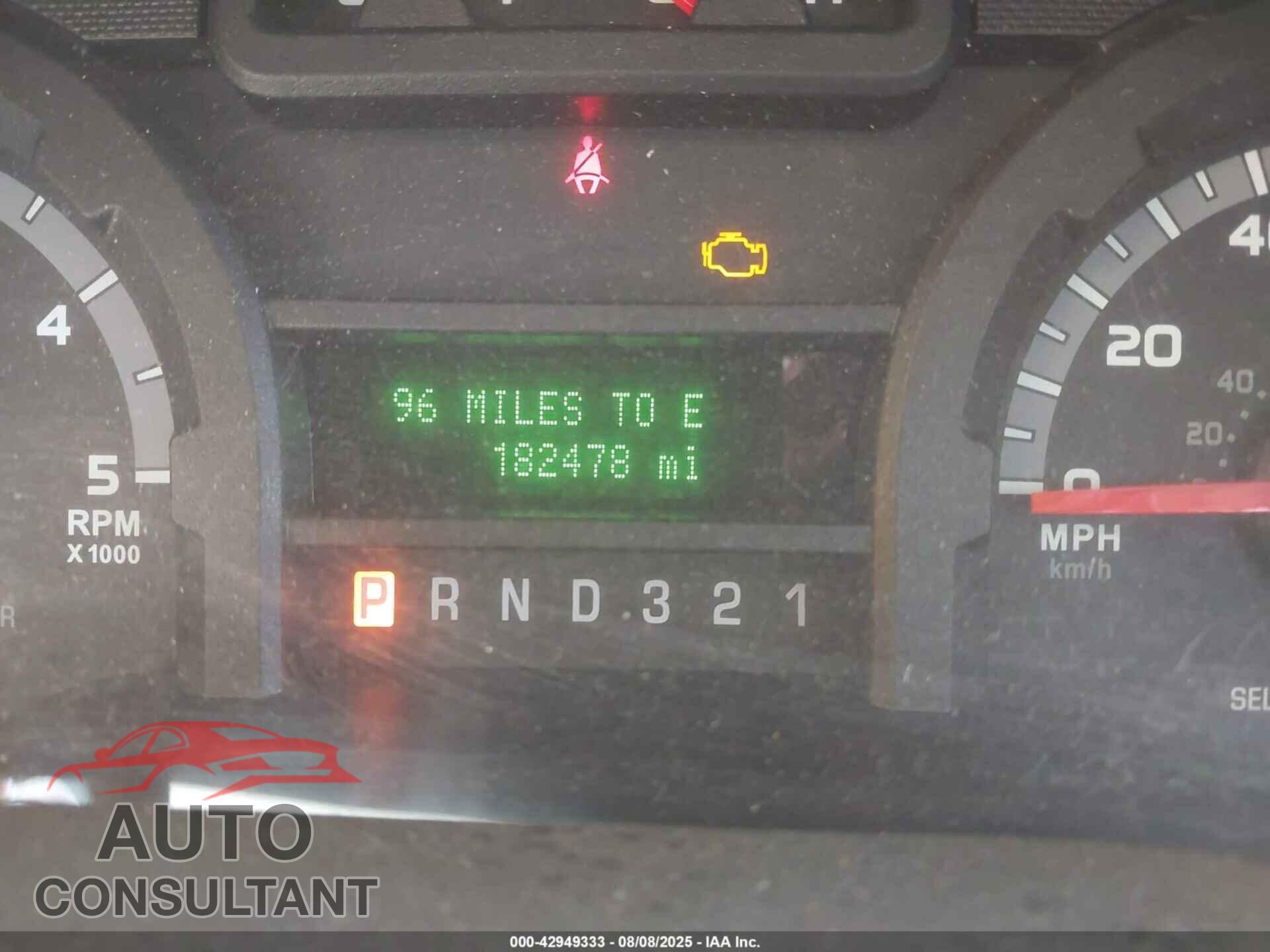 FORD E-450 CUTAWAY 2009 - 1FDFE45P69DA61895