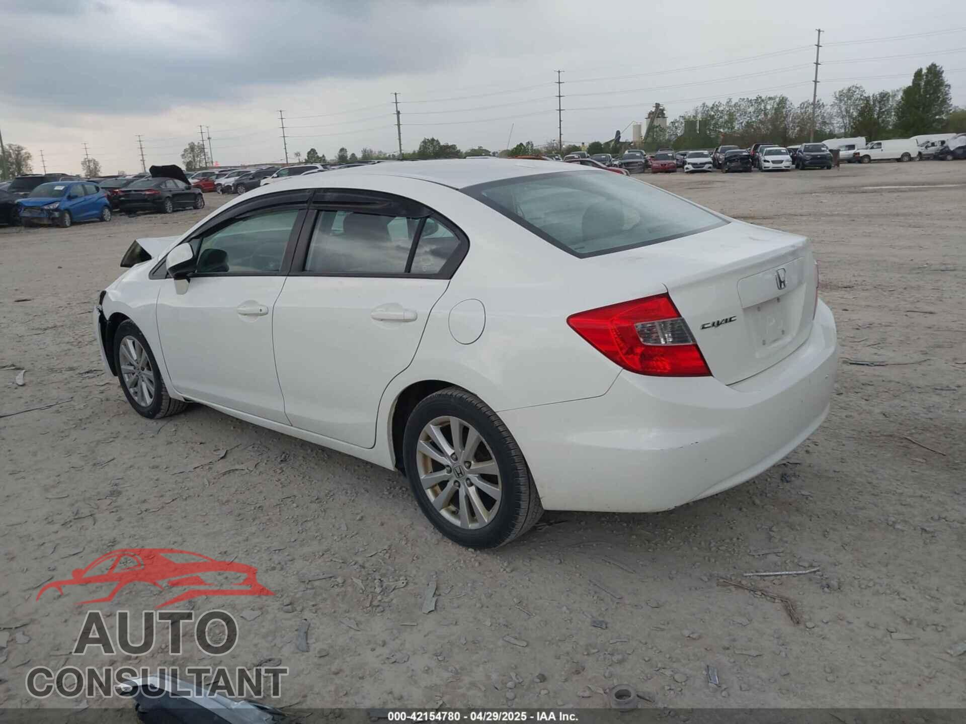 HONDA CIVIC 2012 - 19XFB2F85CE001573