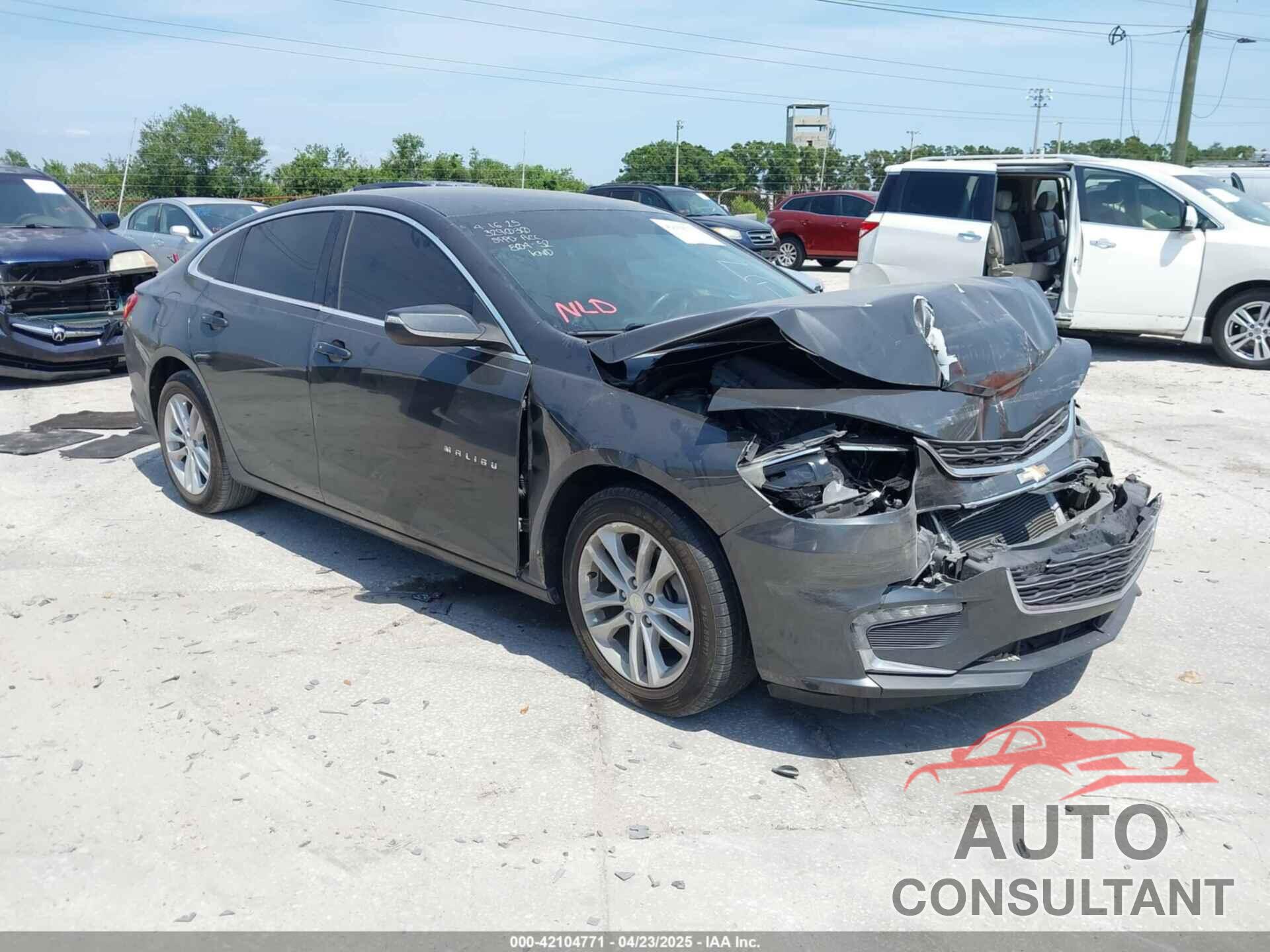 CHEVROLET MALIBU 2016 - 1G1ZE5ST1GF184328