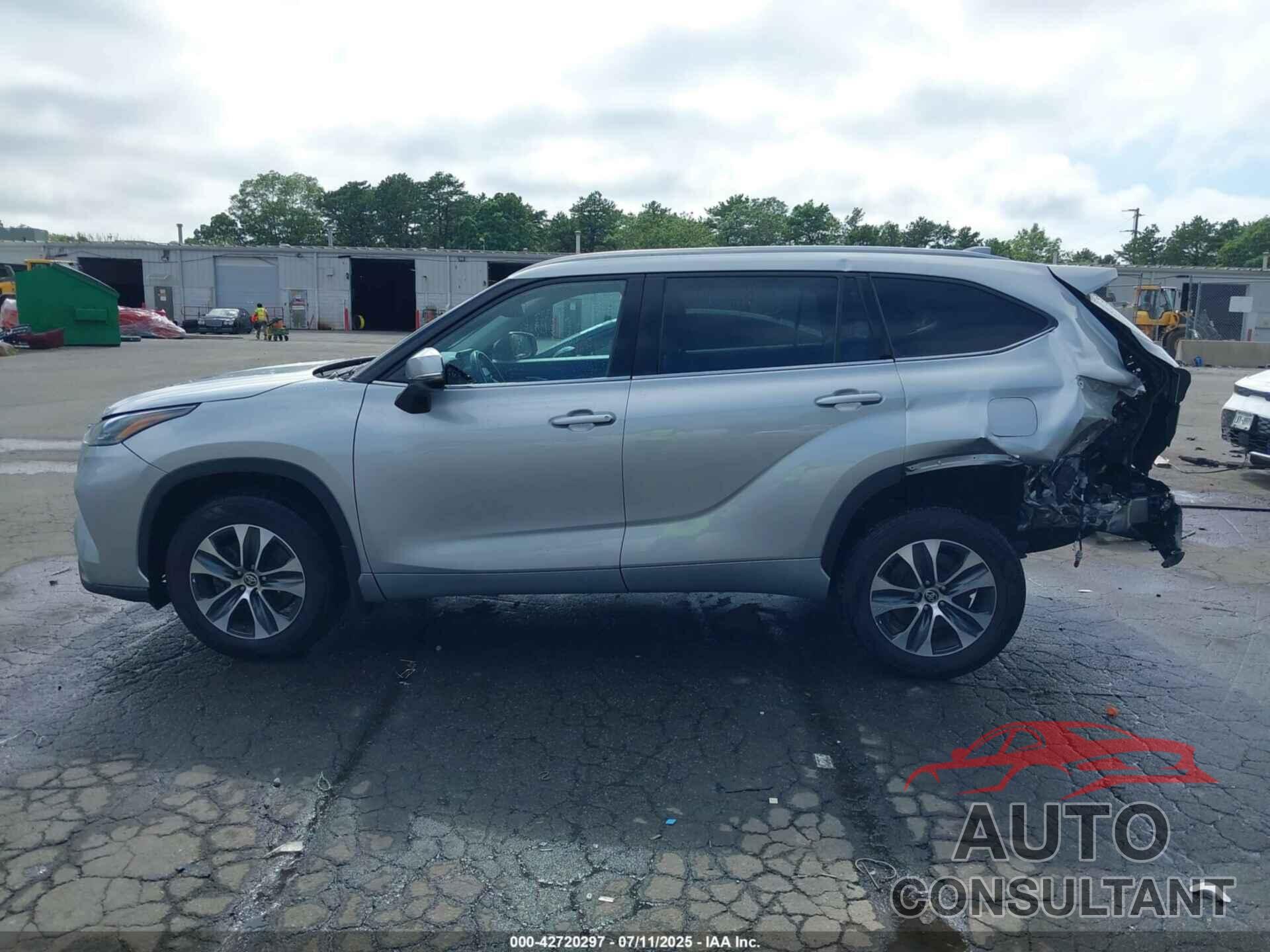 TOYOTA HIGHLANDER 2021 - 5TDGZRBH7MS160455