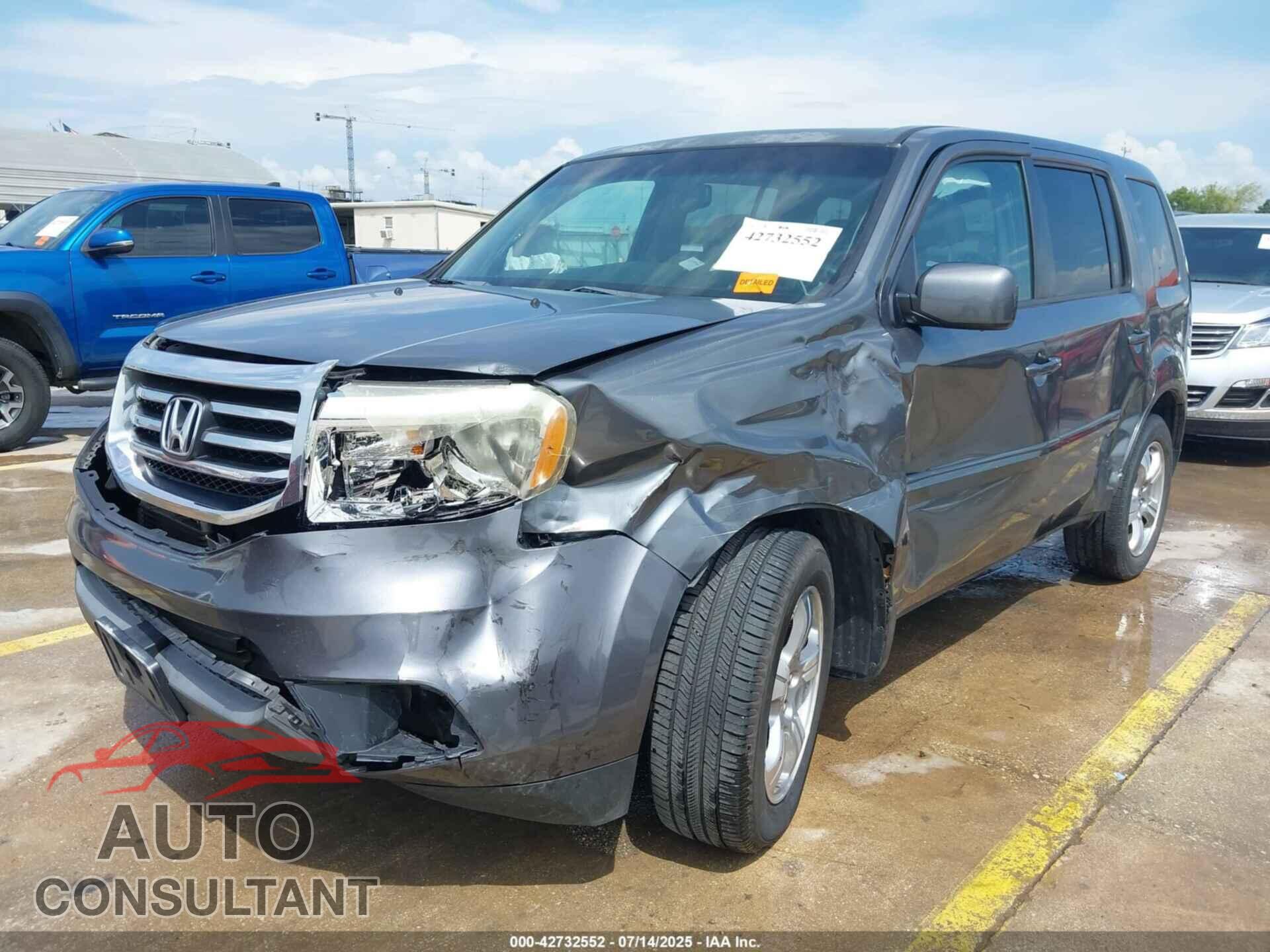 HONDA PILOT 2013 - 5FNYF4H53DB077414