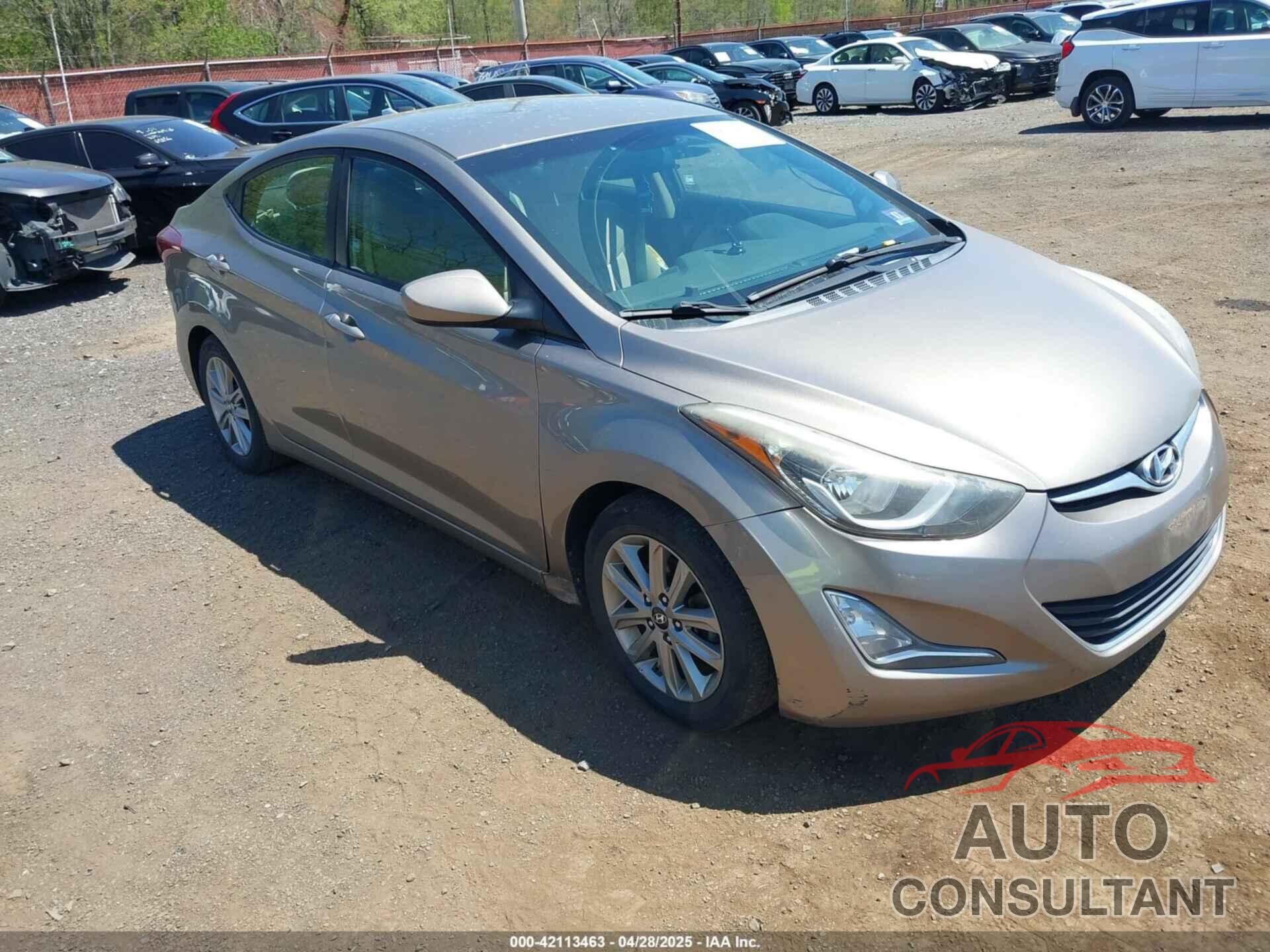 HYUNDAI ELANTRA 2016 - 5NPDH4AE6GH655224