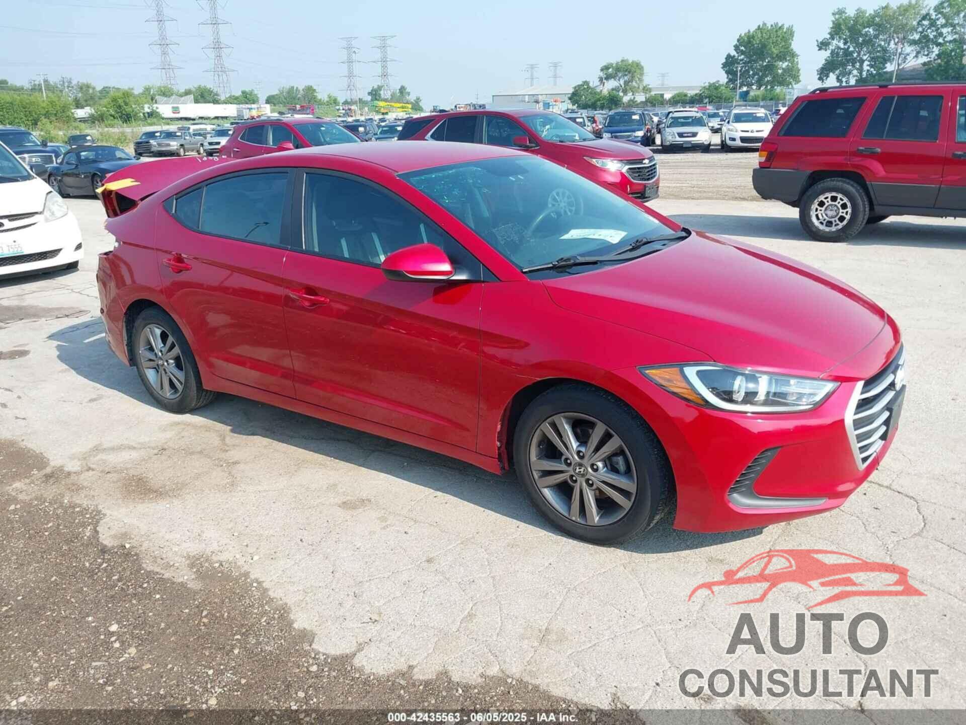 HYUNDAI ELANTRA 2017 - 5NPD84LFXHH167823