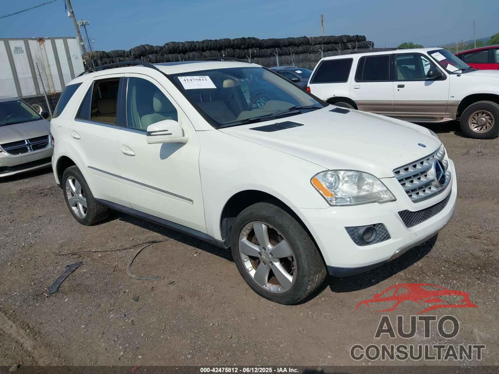 MERCEDES-BENZ ML 350 2011 - 4JGBB8GB5BA646071