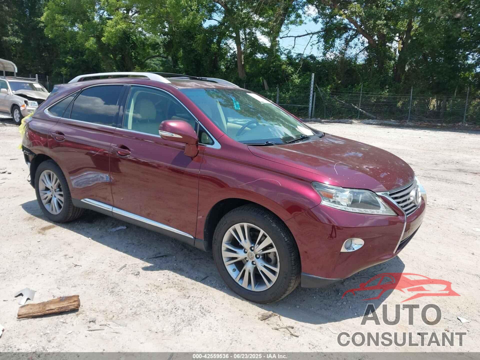 LEXUS RX 350 2013 - 2T2ZK1BA8DC092706