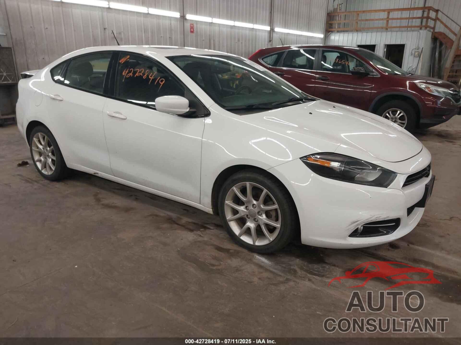 DODGE DART 2013 - 1C3CDFBA7DD346219