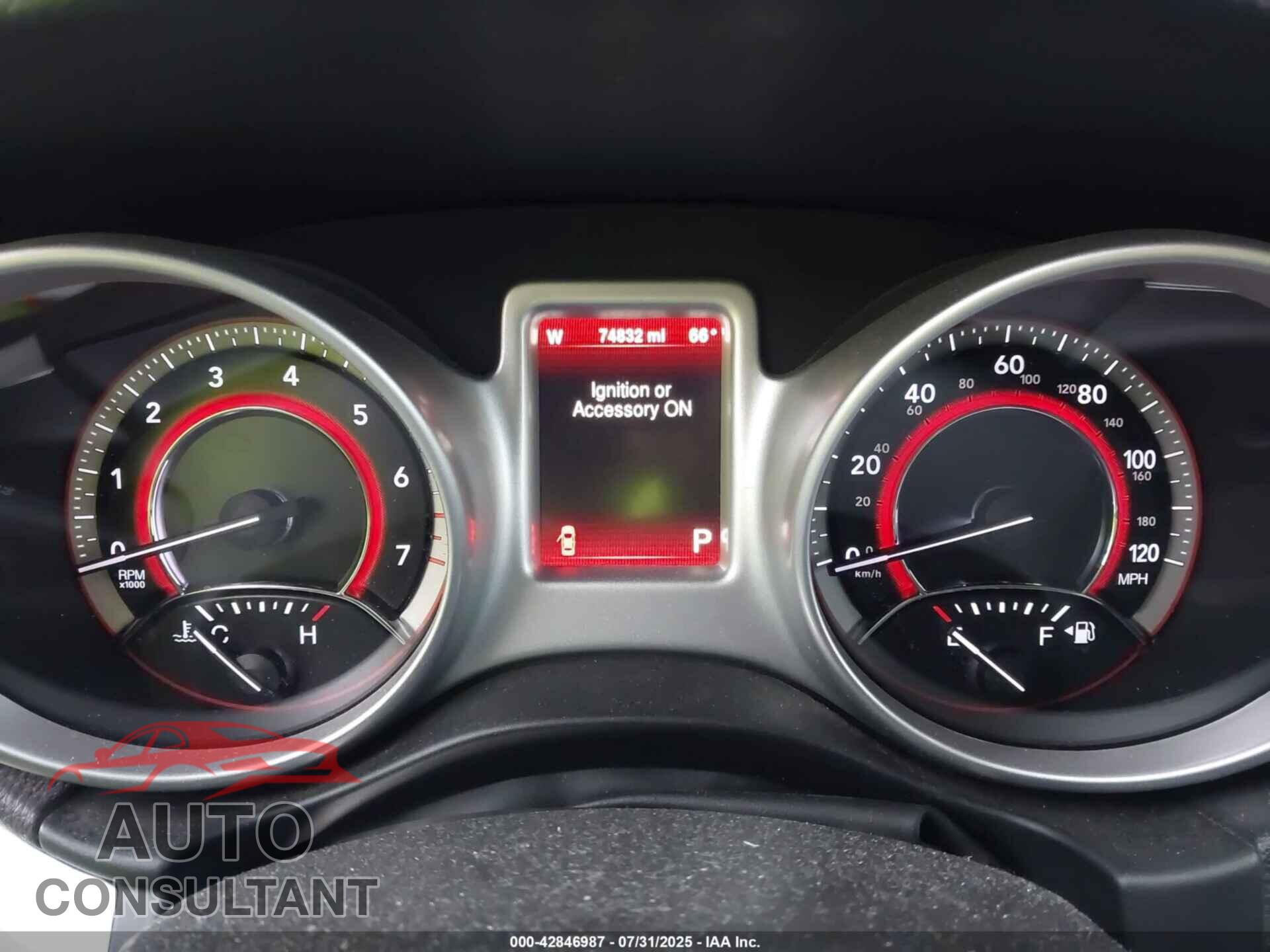 DODGE JOURNEY 2014 - 3C4PDCBB7ET284143