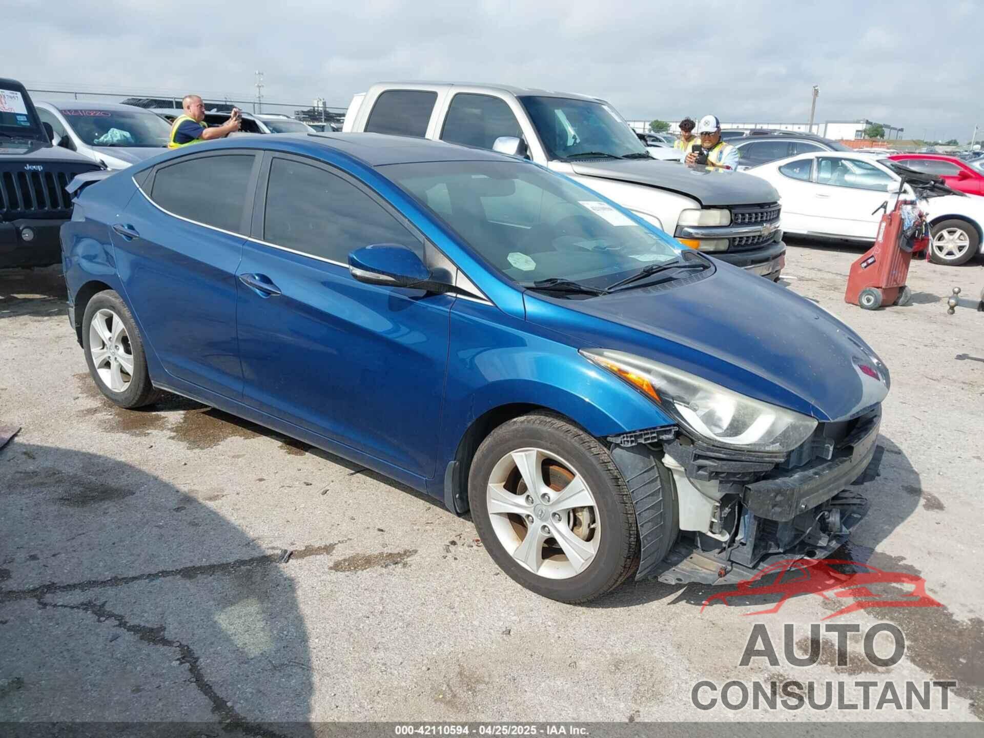 HYUNDAI ELANTRA 2016 - KMHDH4AE1GU564282