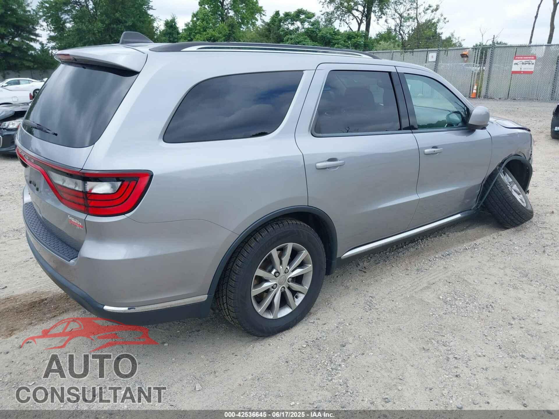 DODGE DURANGO 2017 - 1C4RDJAG5HC799457