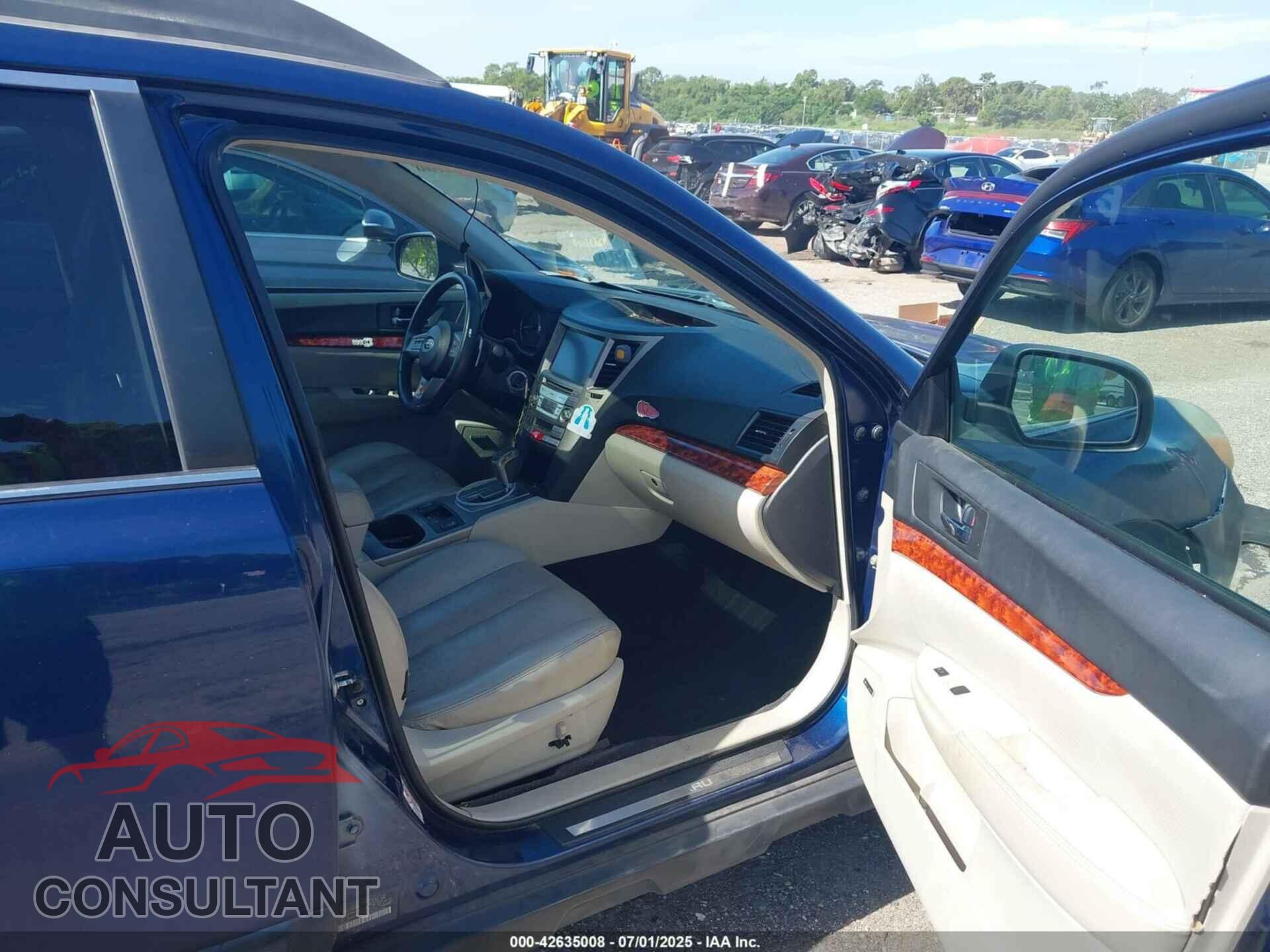 SUBARU OUTBACK 2011 - 4S4BRBLC0B3317659