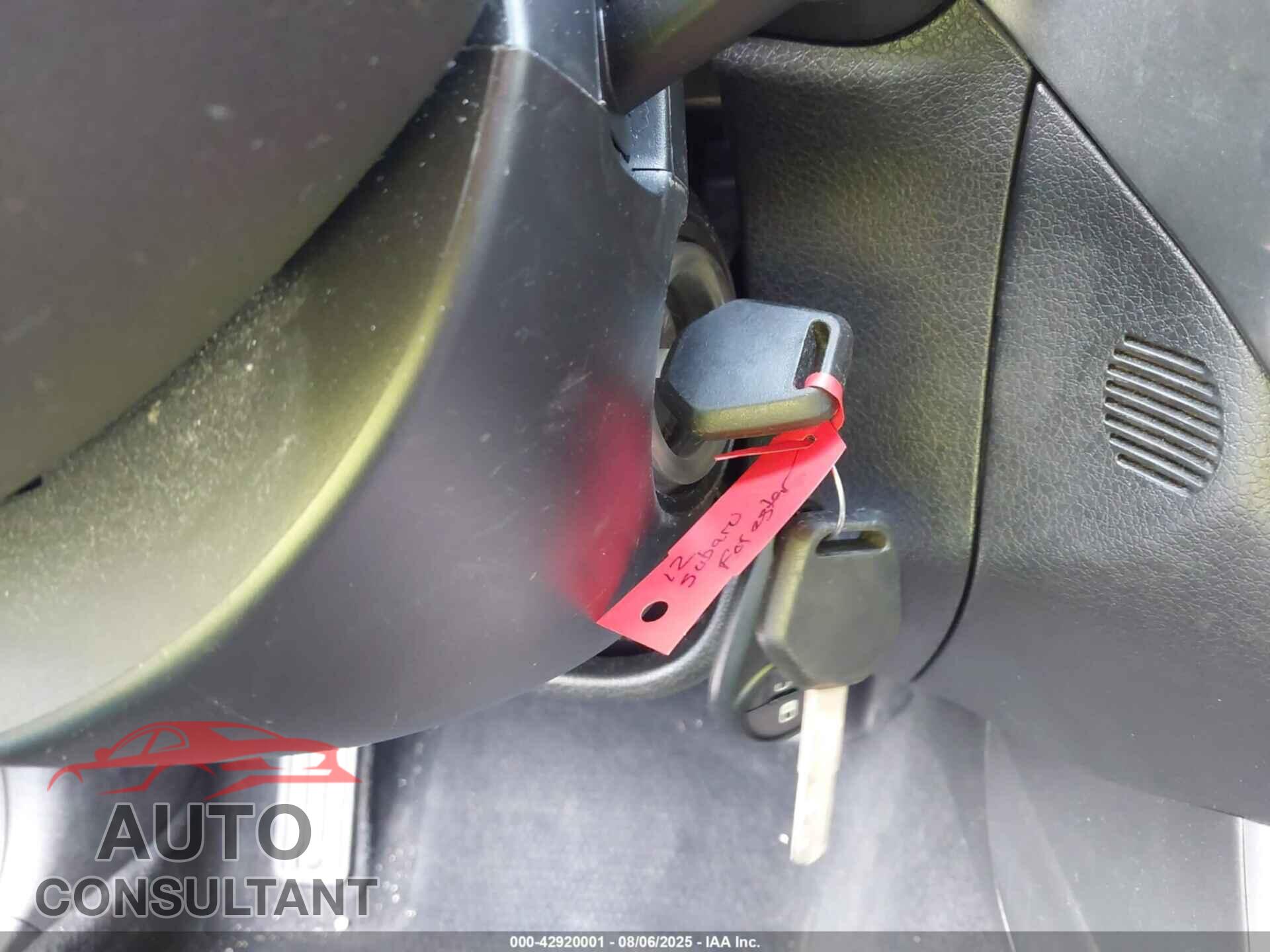 SUBARU FORESTER 2012 - JF2SHAEC6CH442508