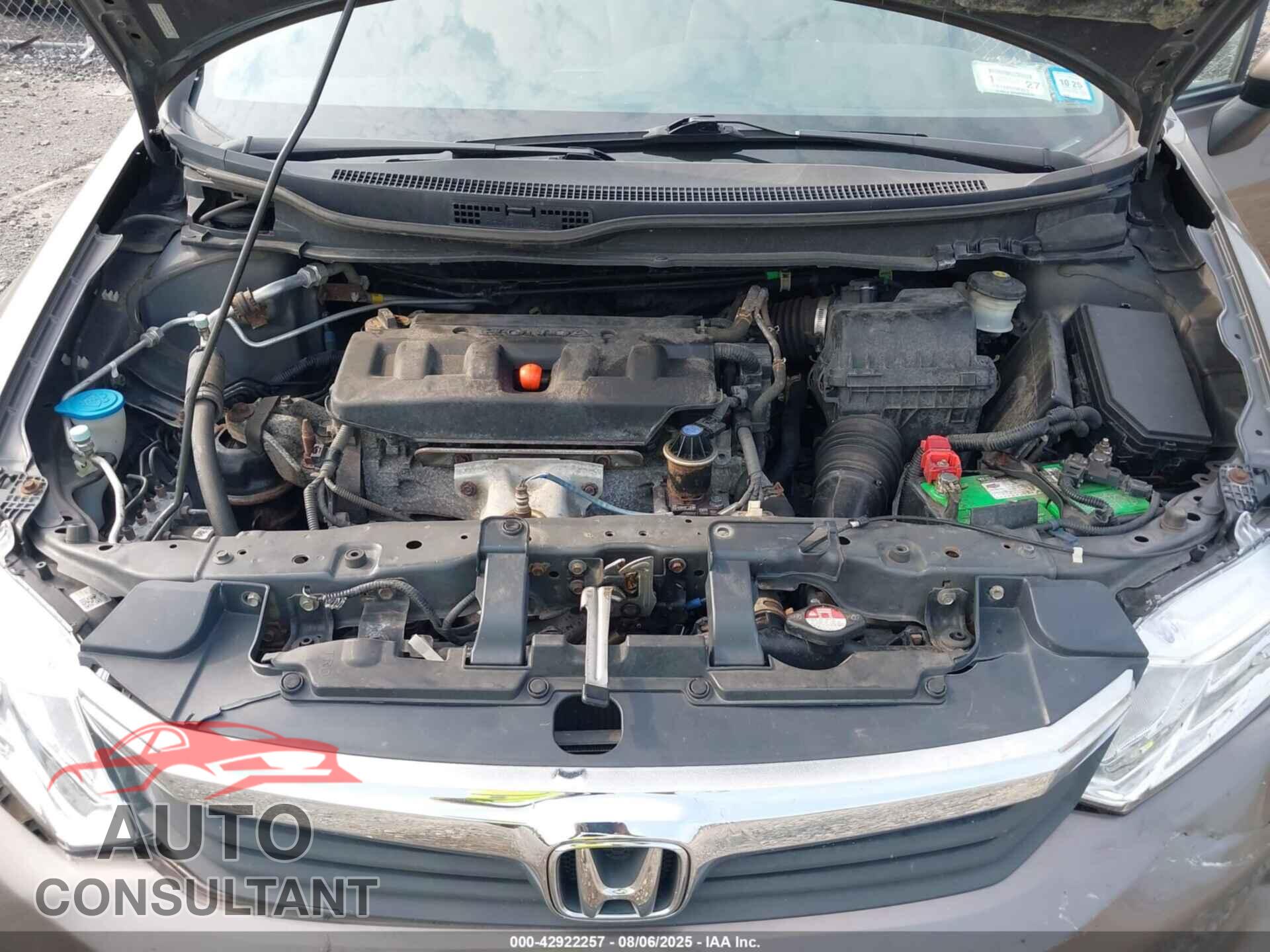 HONDA CIVIC 2012 - 2HGFB2F59CH539155