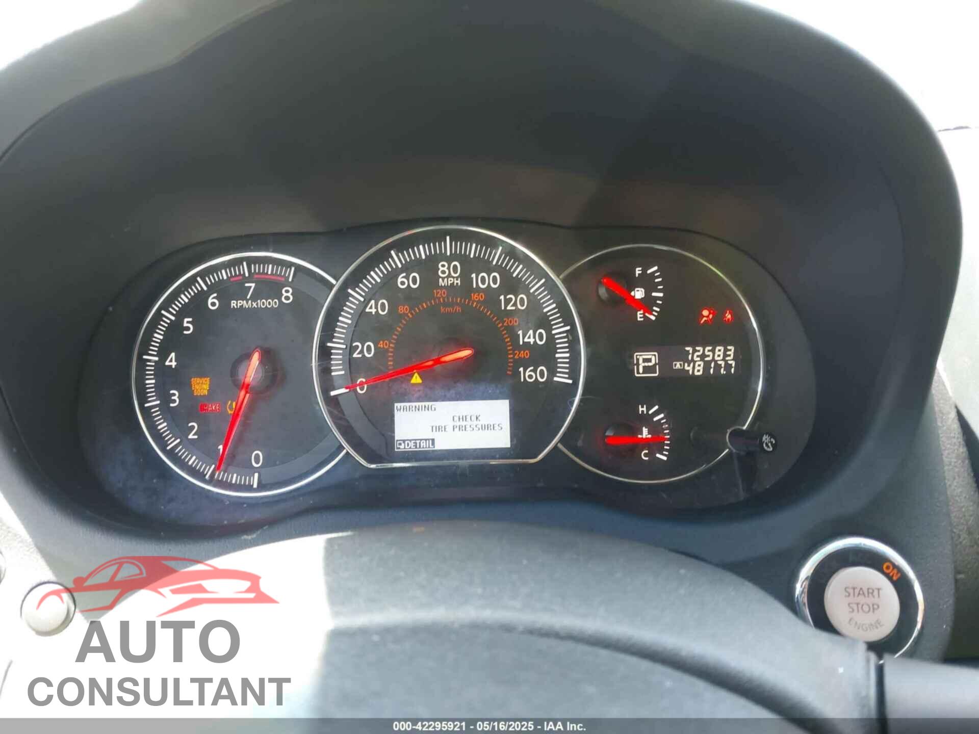 NISSAN MAXIMA 2012 - 1N4AA5AP2CC864082