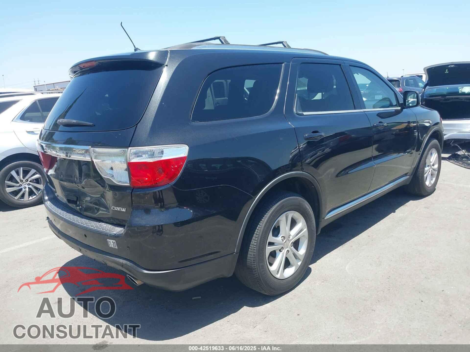 DODGE DURANGO 2012 - 1C4SDHDT5CC178179