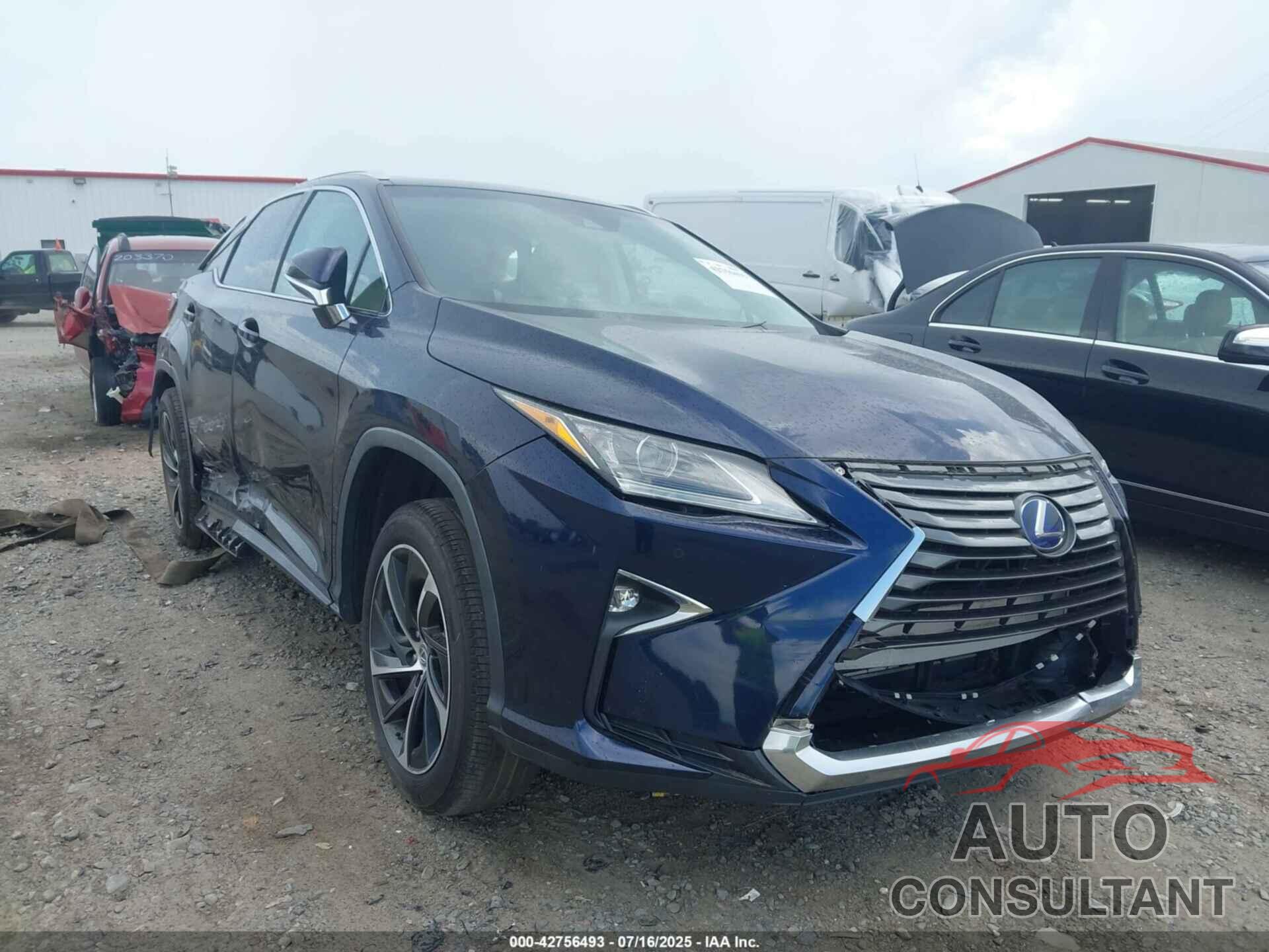 LEXUS RX 450H 2016 - 2T2BGMCA8GC001456