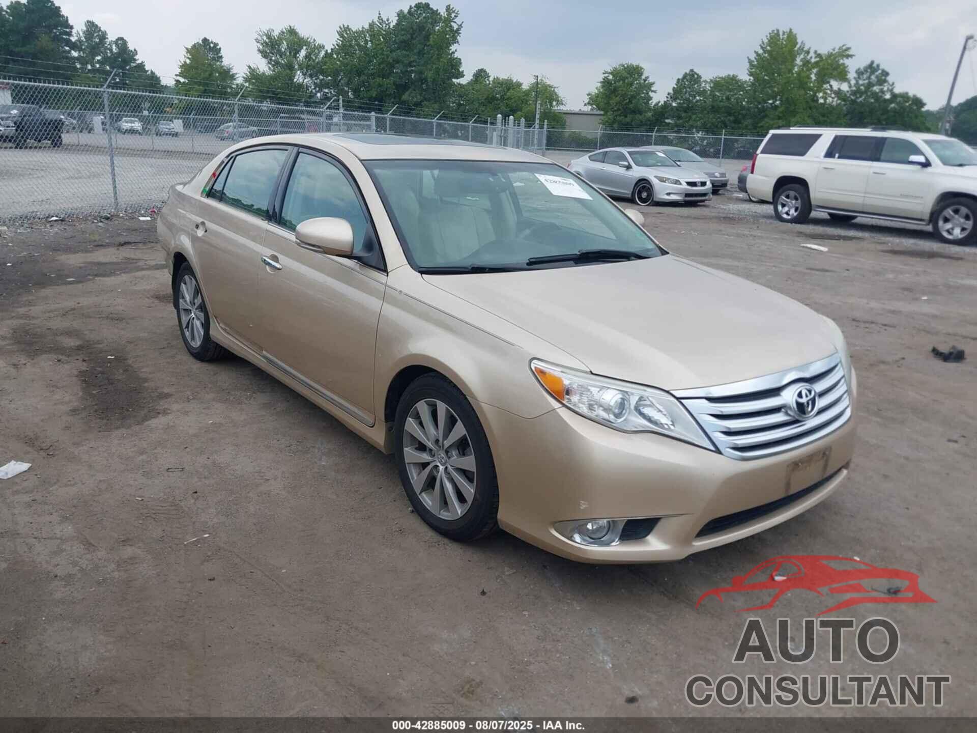 TOYOTA AVALON 2012 - 4T1BK3DB2CU456817