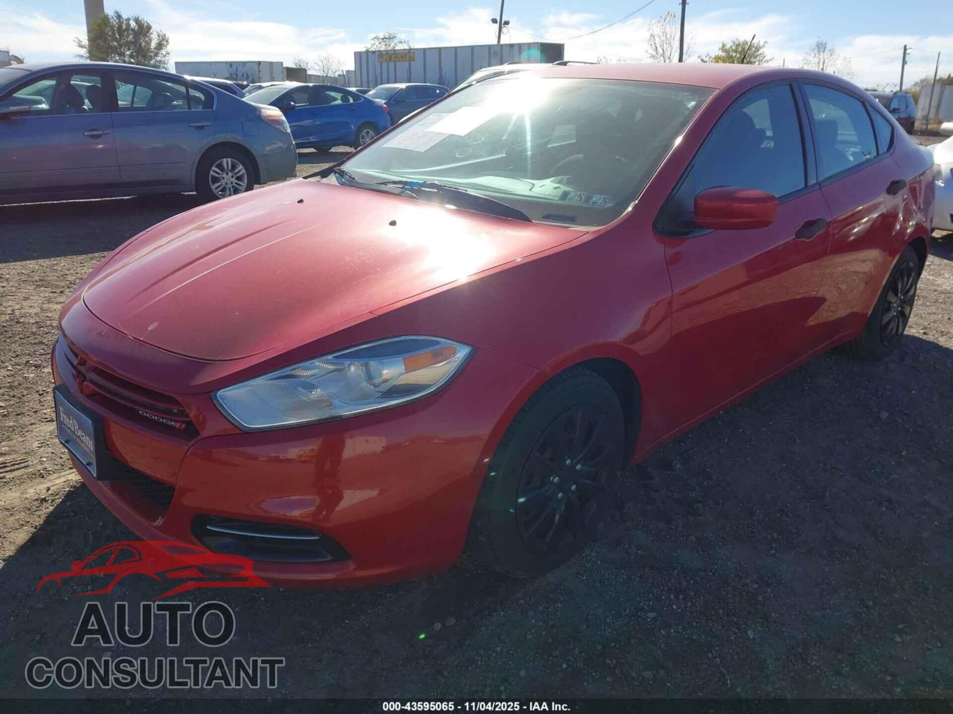 DODGE DART 2013 - 1C3CDFAA3DD287770