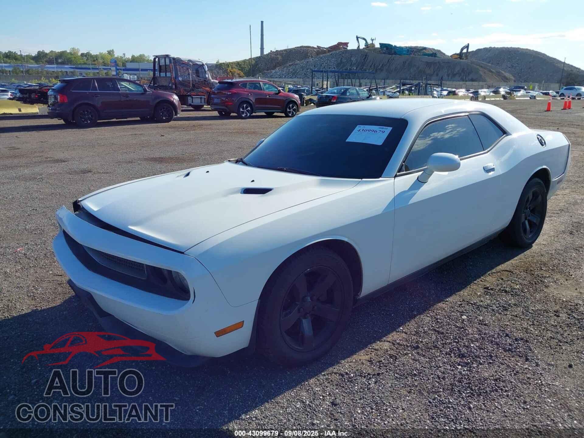 DODGE CHALLENGER 2012 - 2C3CDYAGXCH186517