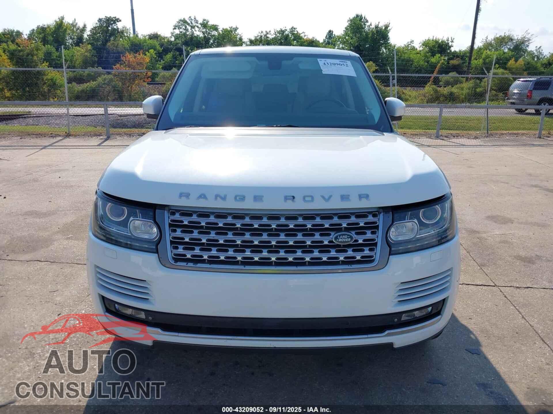 LAND ROVER RANGE ROVER 2015 - SALGS2VF5FA222708